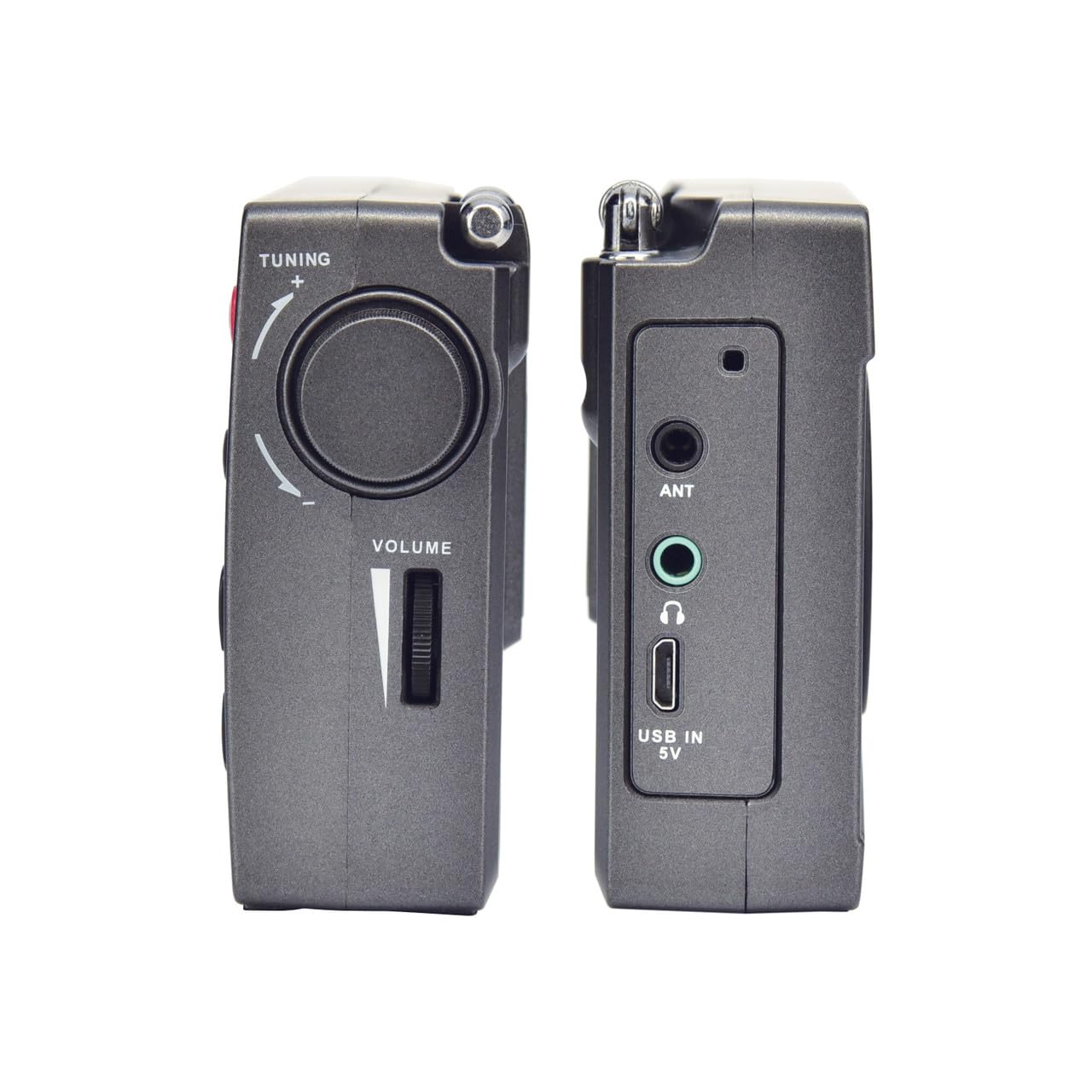 C.Crane CC Skywave SSB 2 Portable Travel Radio - AM, FM, Shortwave, NOAA Weather, VHF, Black, Includes SW Antenna Adapter