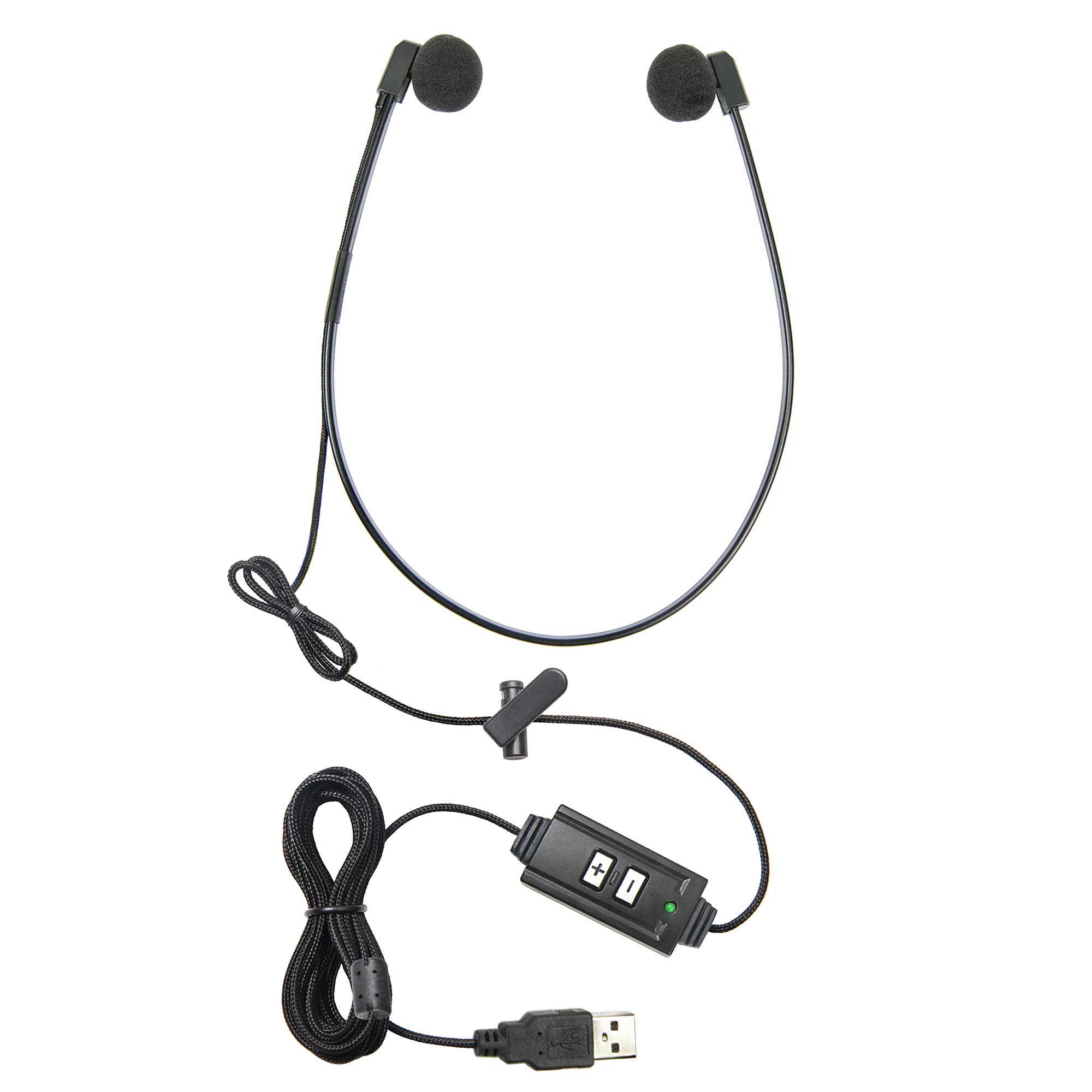 Ecs Usb Audio Transcription Headset With Infinity 3 Usb Foot Pedal   Includes Usb Hub And Ear Cushions