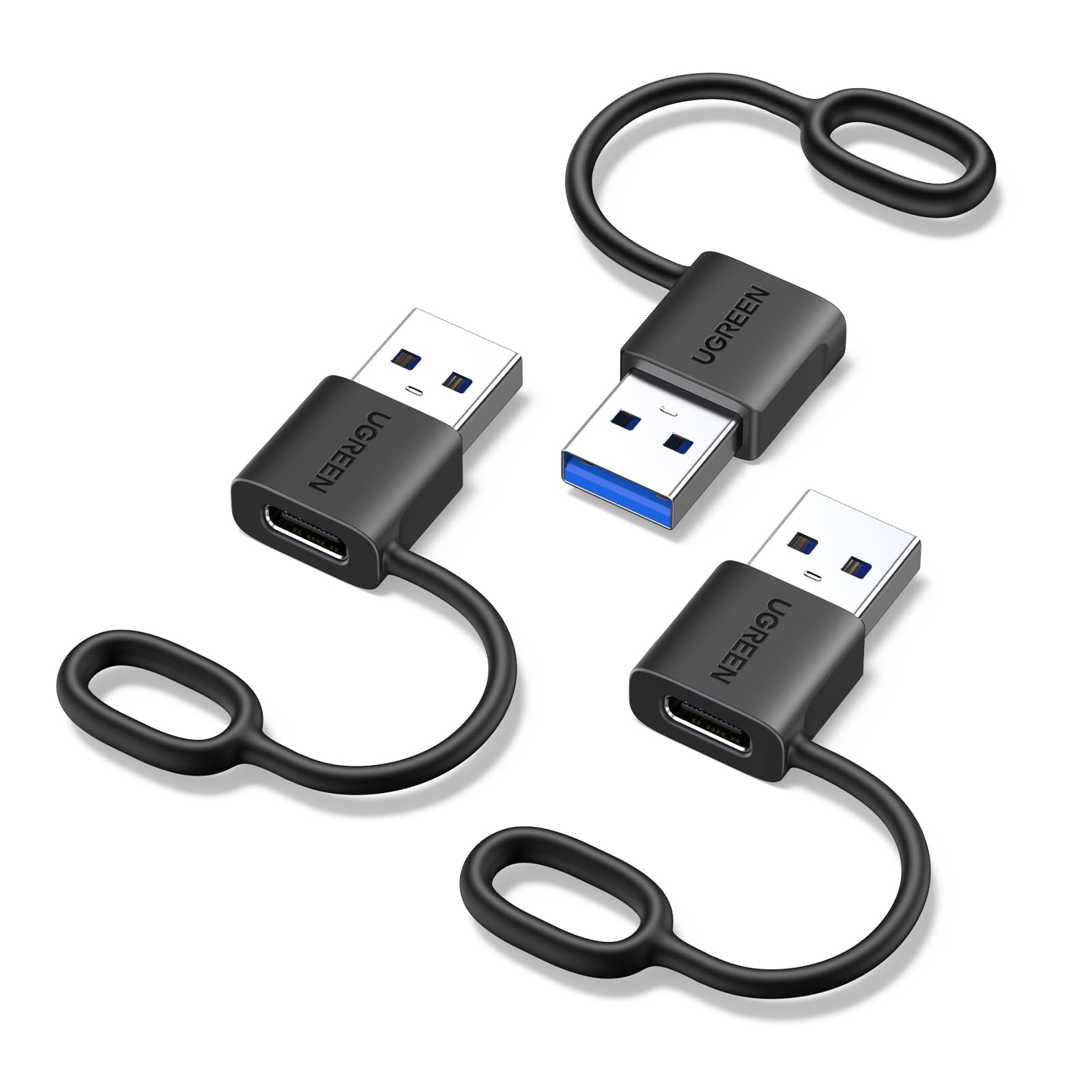 Ugreen Usb C To Usb Adapter 3 Pack, Usbc Female To A Male Adapter Type C Charge Converter Compatible For Iphone 16 Pro Max,15 14