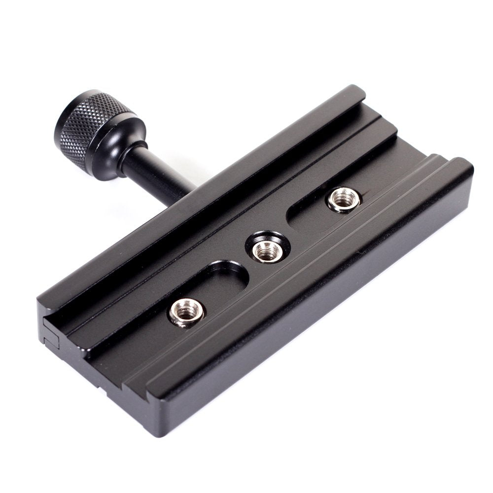 Hersmay 120Mm Arca Swiss Quick Release Plate With Qr Clamp Adapter With 3/8'' 1/4'' Screw Hole Compatible For Camera Tripod Ball