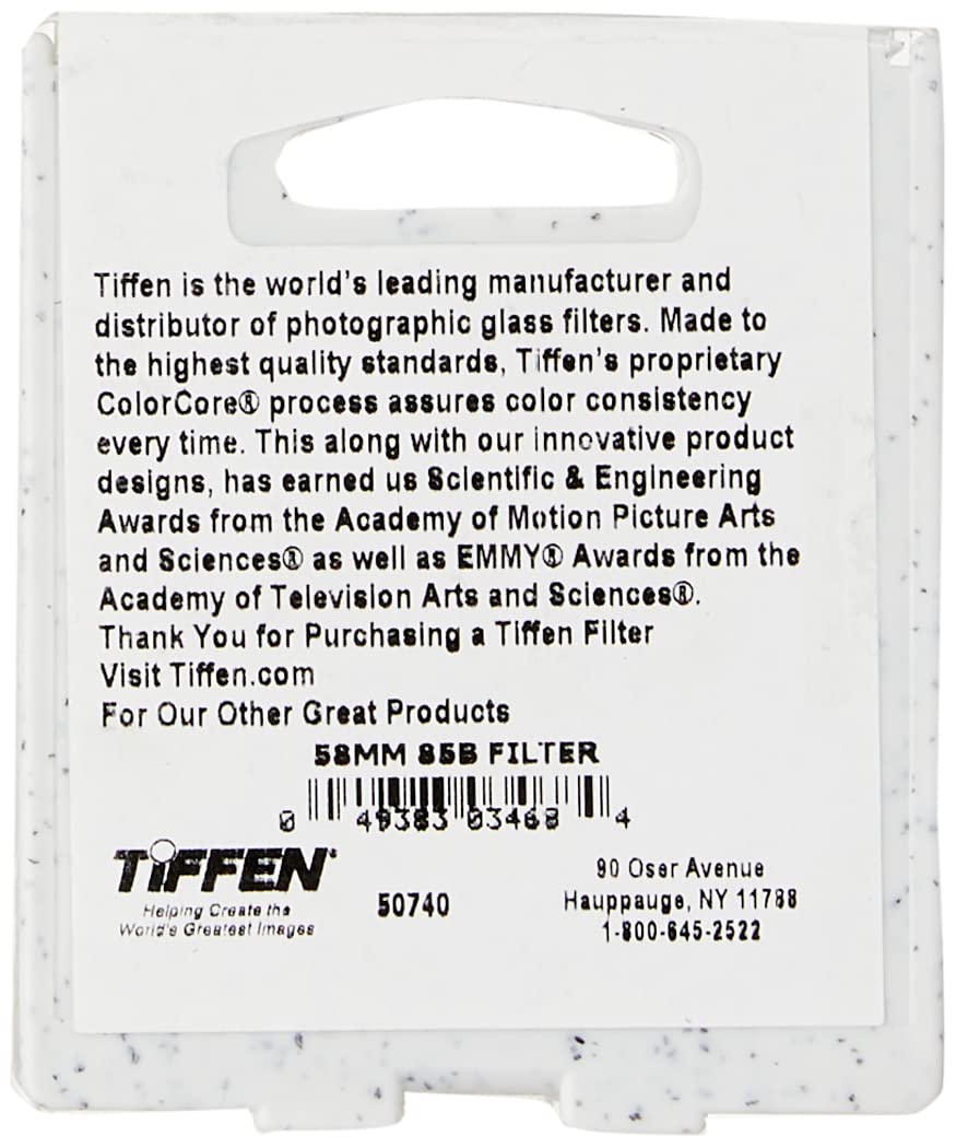 Tiffen 5885B 58Mm 85B Filter