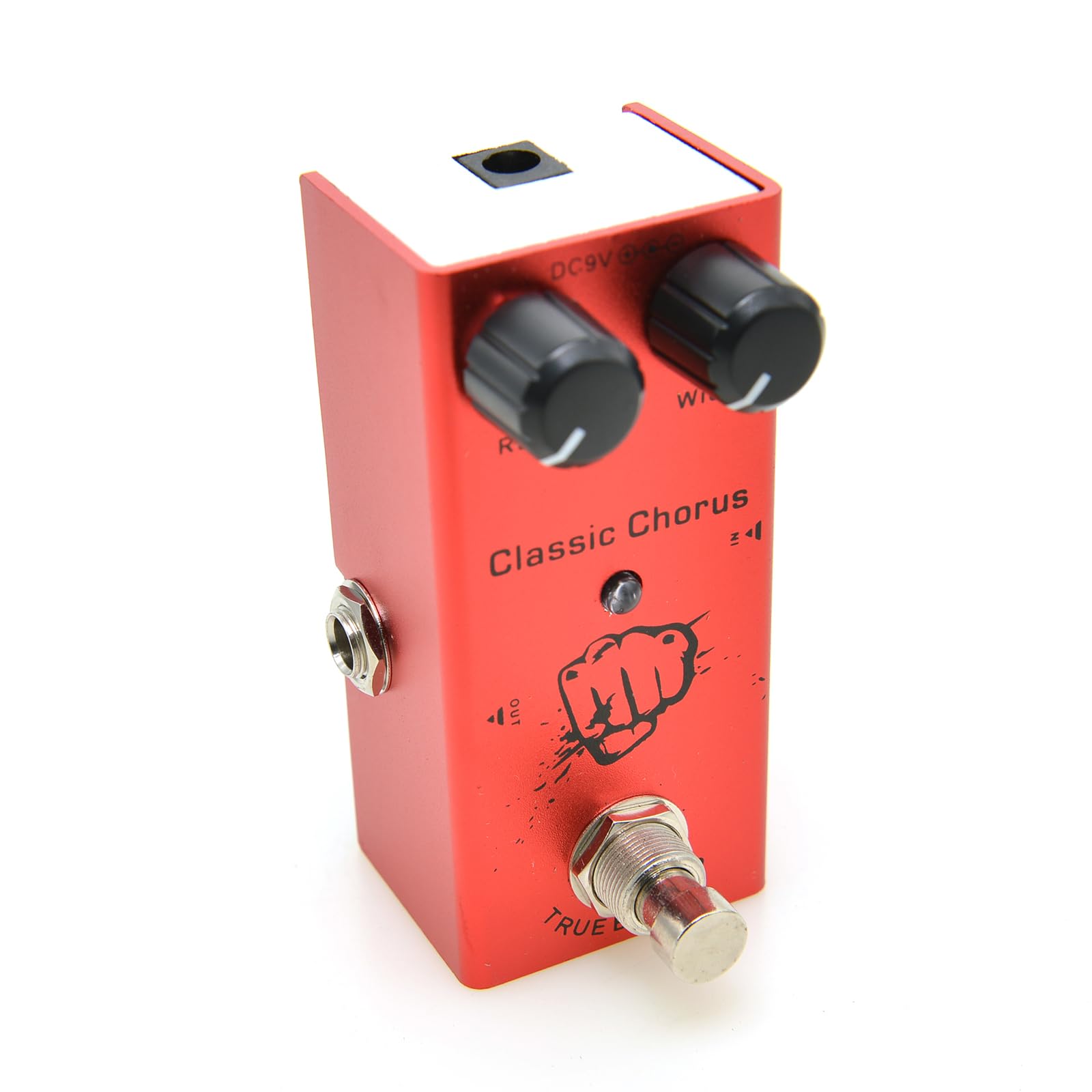 MUSIKLAN Electric Guitar Effects Pedal Mini Single Type DC 9V True Bypass (Classic Chorus)