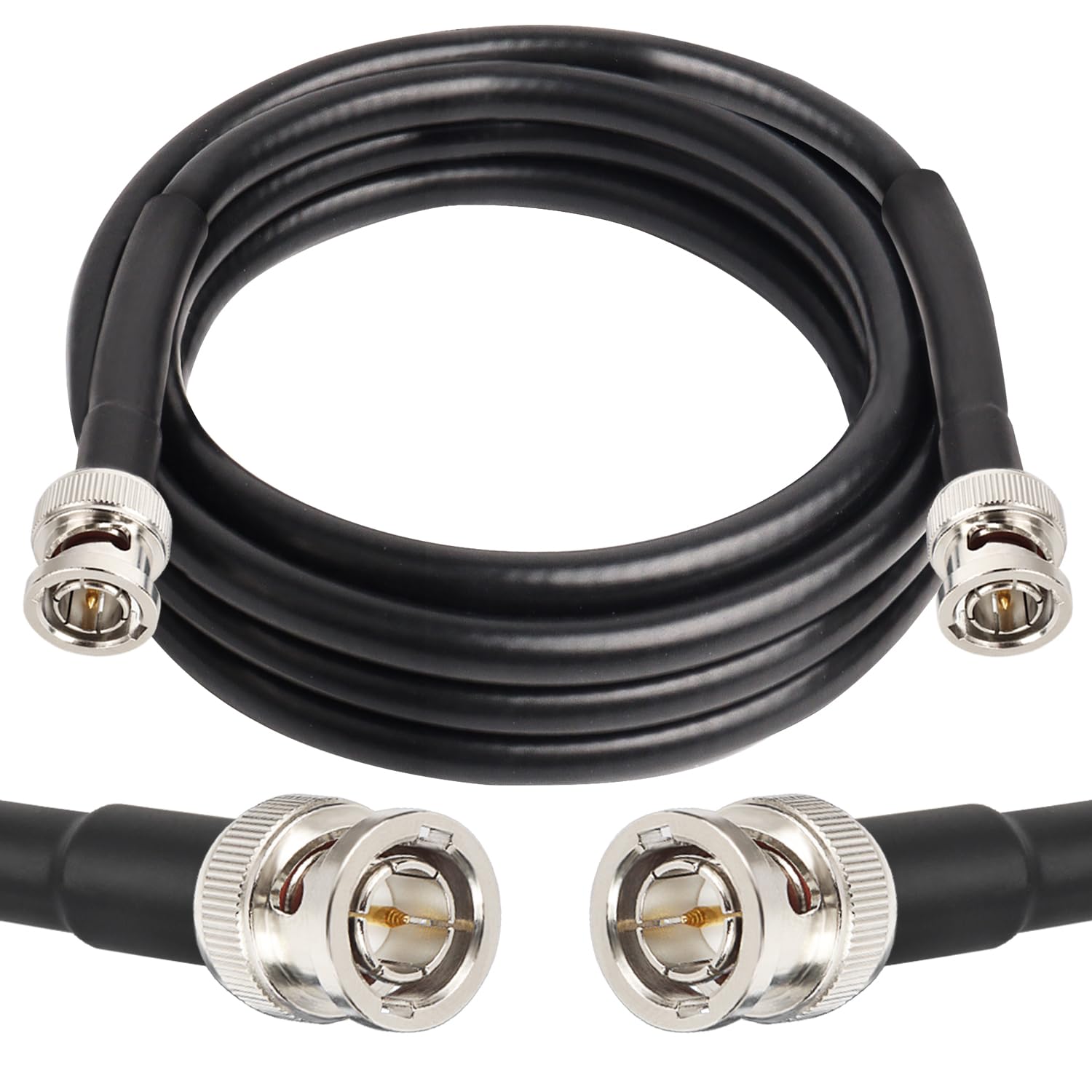 Xrds  Rf Sdi Cable 5Ft, Hd Sdi Cable 75 Ohm Bnc Male To Bnc Male Rg6 Video Coaxial Cable For Video Surveillance Camera Cctv Syst