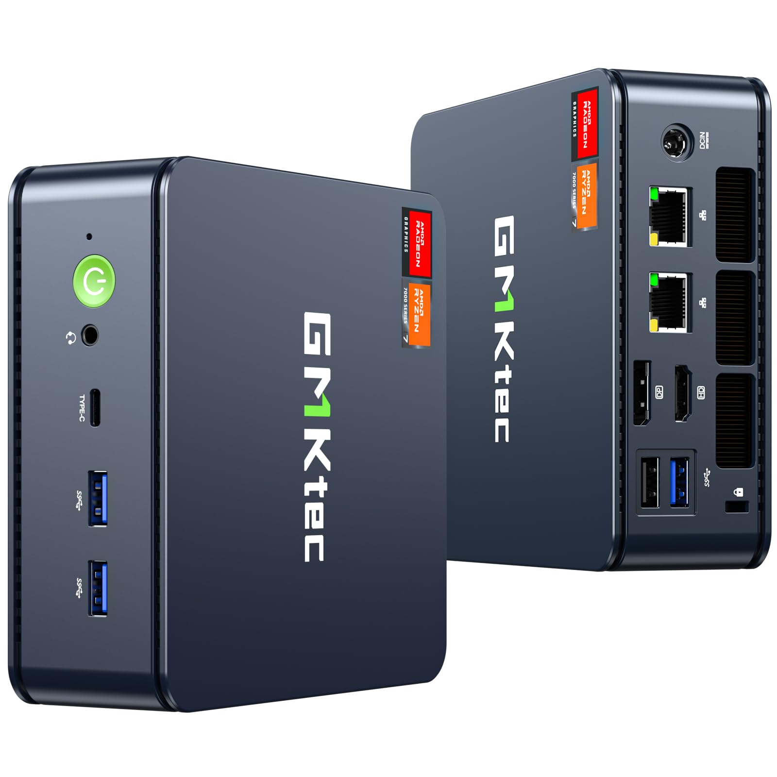 Gmktec Mini Pc Gaming Preinstalled Windows 11 Pro, K6 Amd Ryzen 7 7840Hs Dual Nic Lan 2.5Gbps Desktop Computer, 32Gb Ddr5 (16Gb*