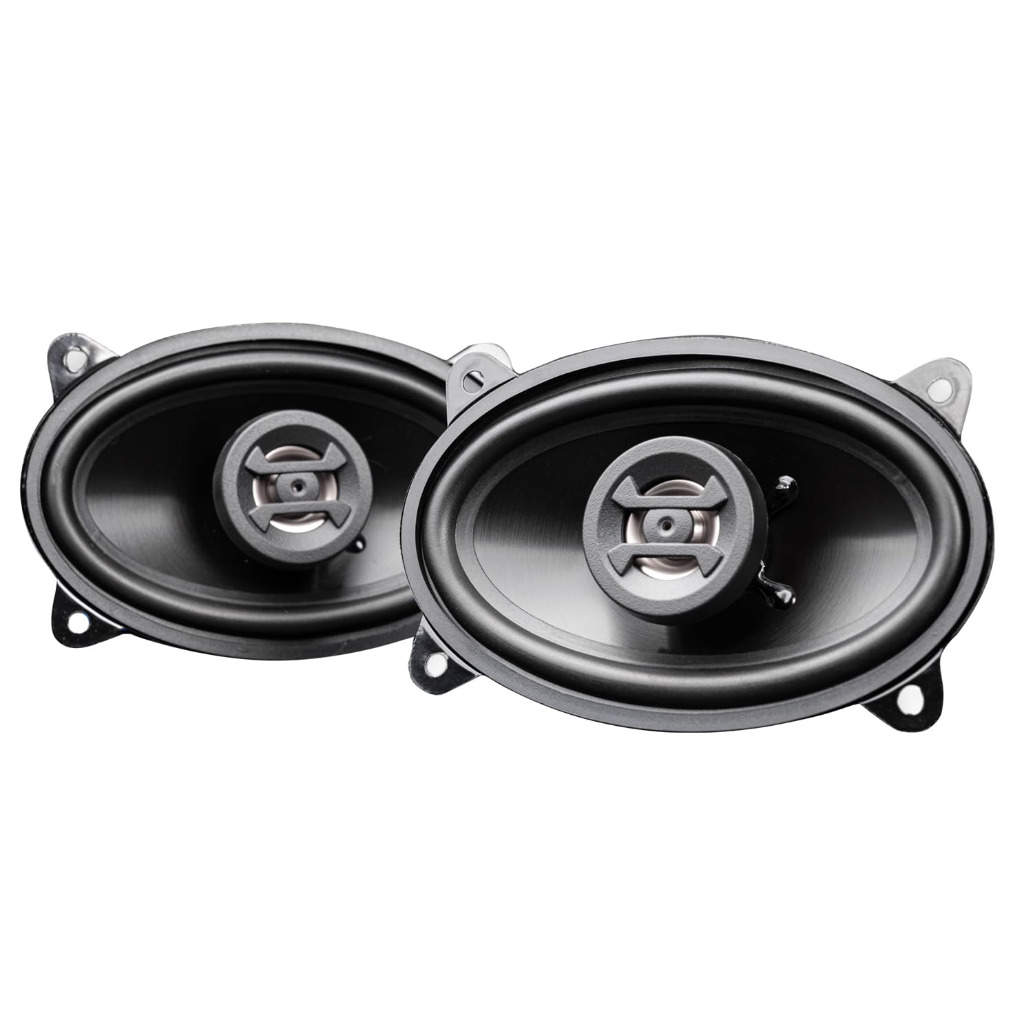 Hifonics Zs46Cx Zeus Coaxial Car Speakers (Black, Pair)   4X6 Inch Coaxial Speakers, 200 Watt, 2 Way Car Audio, Passive Crossove