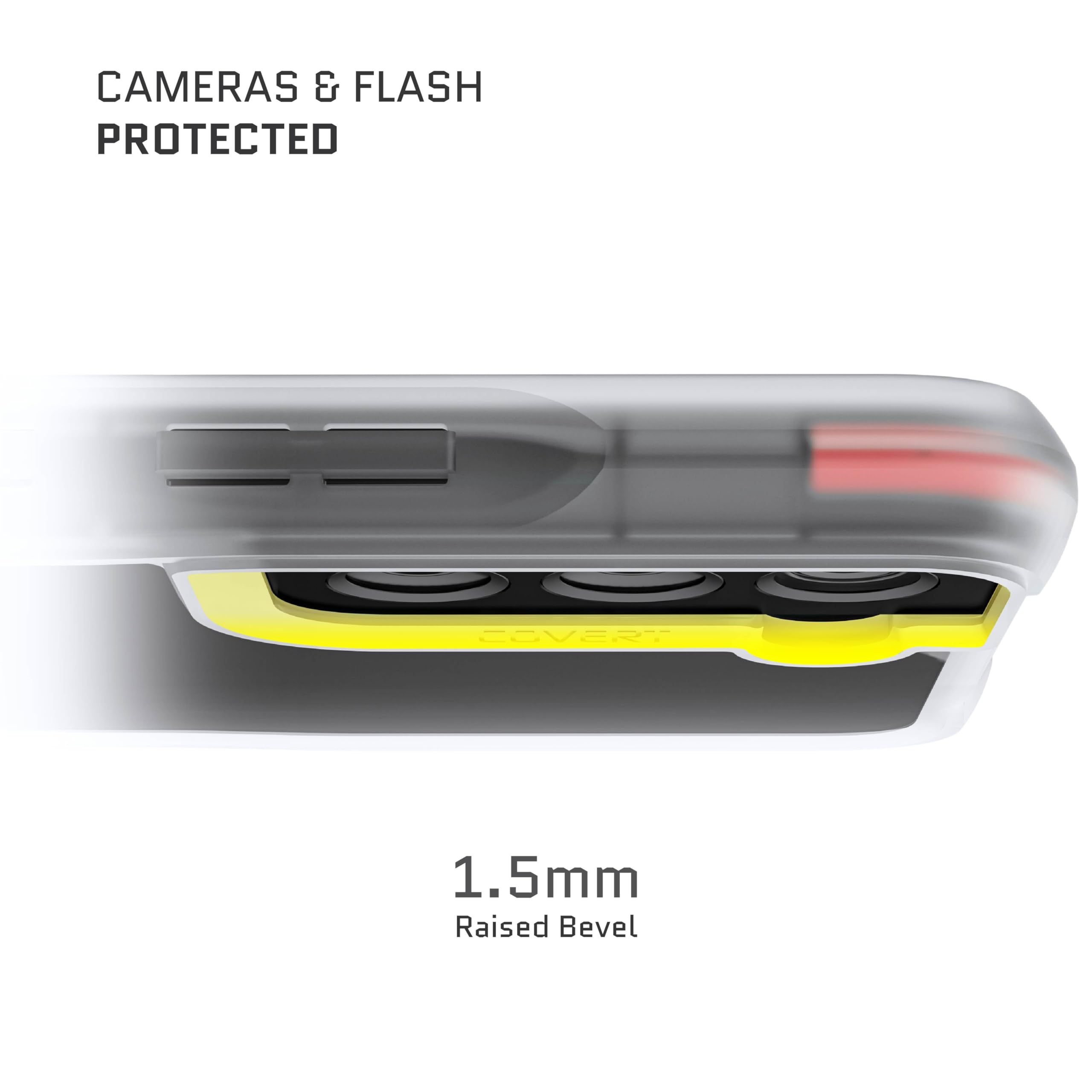 Ghostek Covert Clear Galaxy S22 Case Premium Shock Absorbent Protective Phone Cover Screen And Camera Lens Protection Shockproof