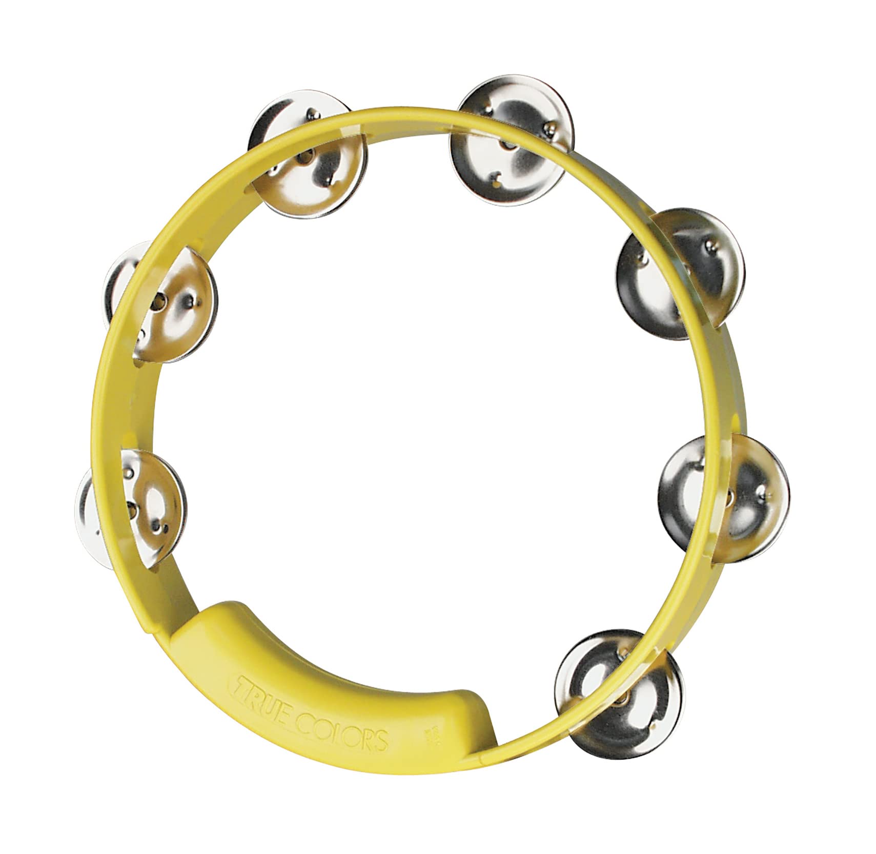 True Colors TC 4058 8 Inch True Colors Tambourine, Yellow