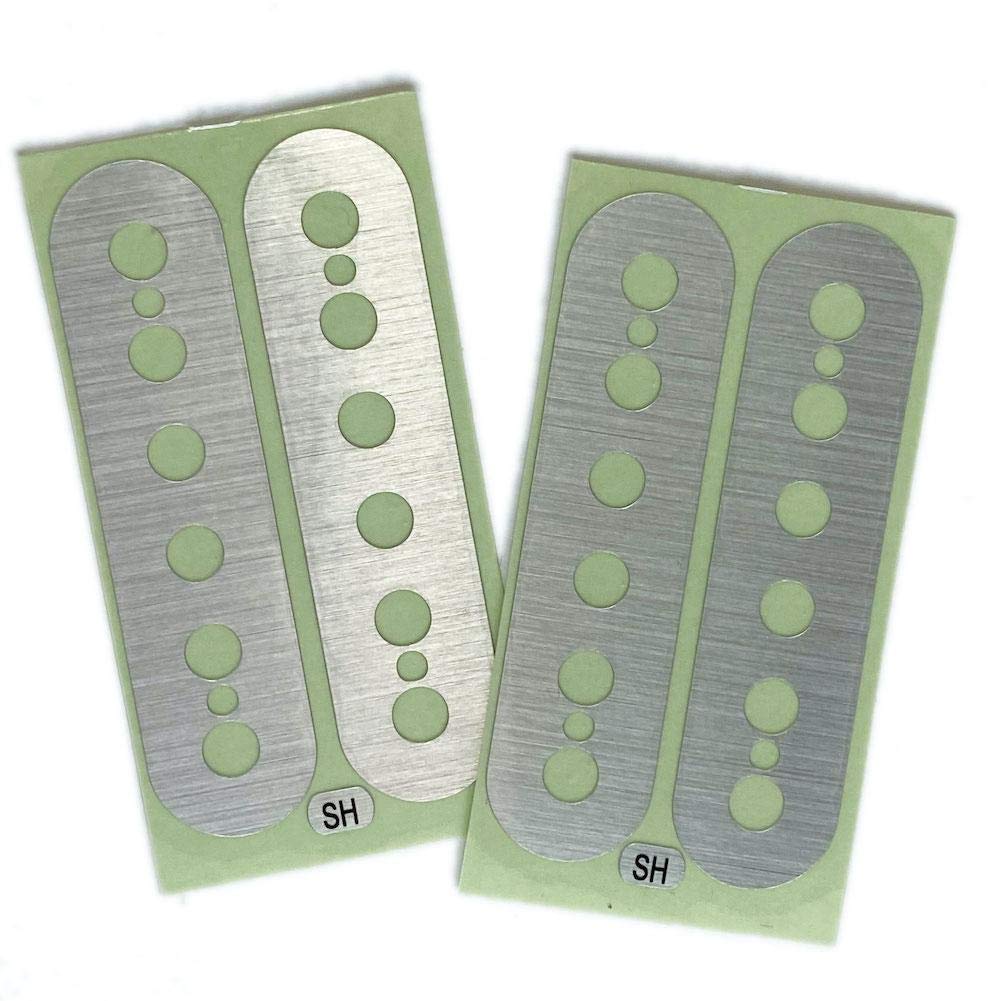 Pickup Stickers For Humbucker // Seymore Duncan Sh 1   Metallic