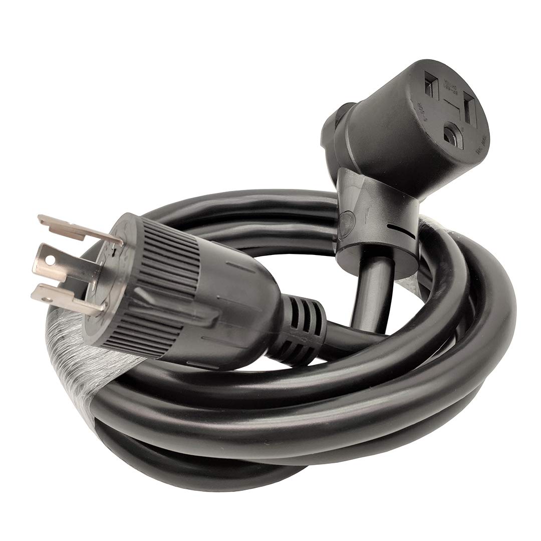 Parkworld 885392 Welding Adapter Cord L6 30 Plug 3 Prong 30A Locking Male To 6 50 Receptacle 50 Amp Female (8 Ft)