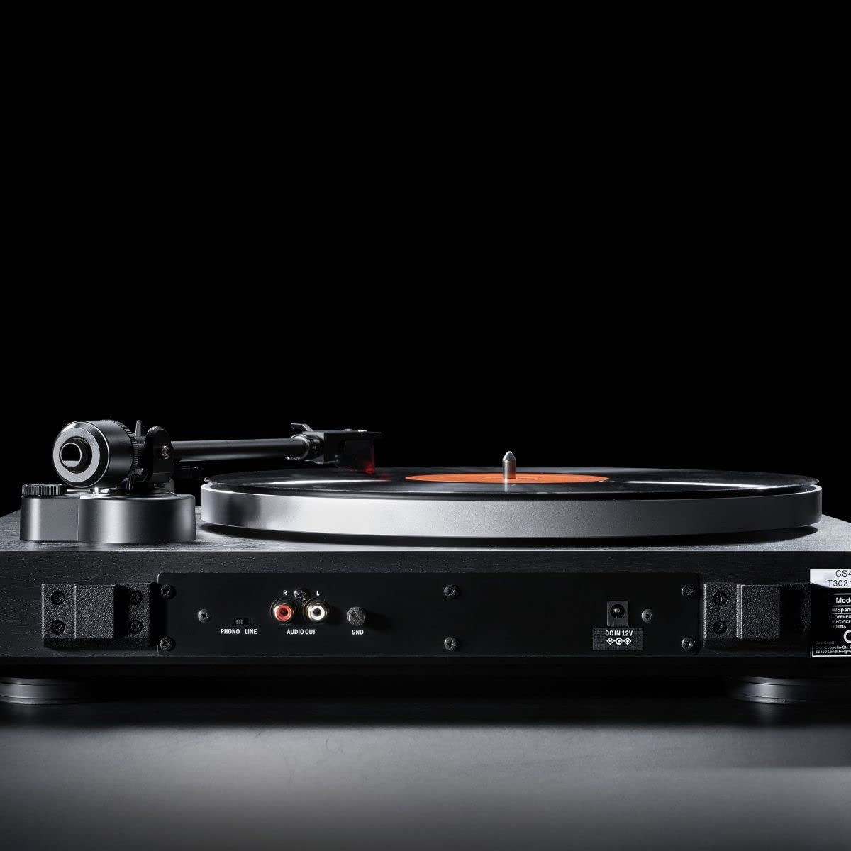 Dual Electronics Turntable Black Vinyl Veneer Manual Belt Drive ...