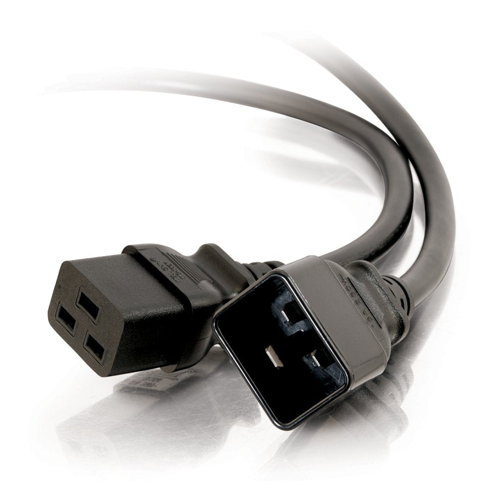 C2G Power Cord, Long Extension Cord, Power Extension Cord, 14 Awg, 250V, Black, 10 Feet (3.04 Meters), Cables To Go 30822