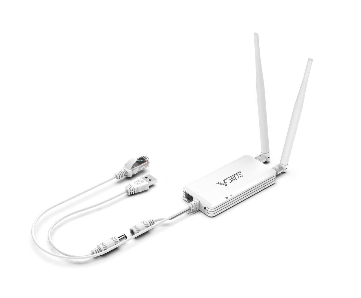Vonets Vap11S 232 300Mbps Wifi To Ethernet Adapter 2.4G Wifi Bridge/Repeater/Mini Router/ Rj45 To Rs232 Serial Server With 2 Rj4