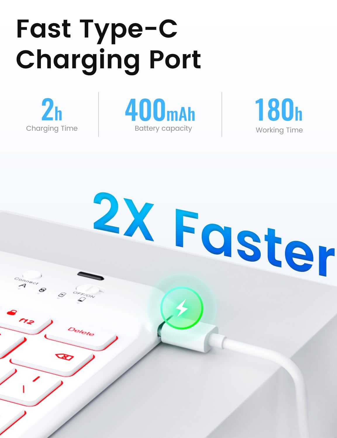 Oyeeice For Ipad Pro 12.9 Case With Keyboard (6Th, 5Th Generation) & Ipad Air 13 Inch M2   Wireless Detachable Bt Backlit Magnet