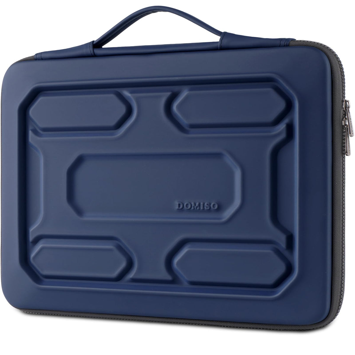 DOMISO 14 inch Laptop Sleeve with Handle Shockproof Computer Bag Waterproof EVA Protective Carrying Case for 14' ThinkPad E480/Yoga 920/13.5' Microsoft Surface Book/HP Pavilion 14 Stream 14,Dark Blue