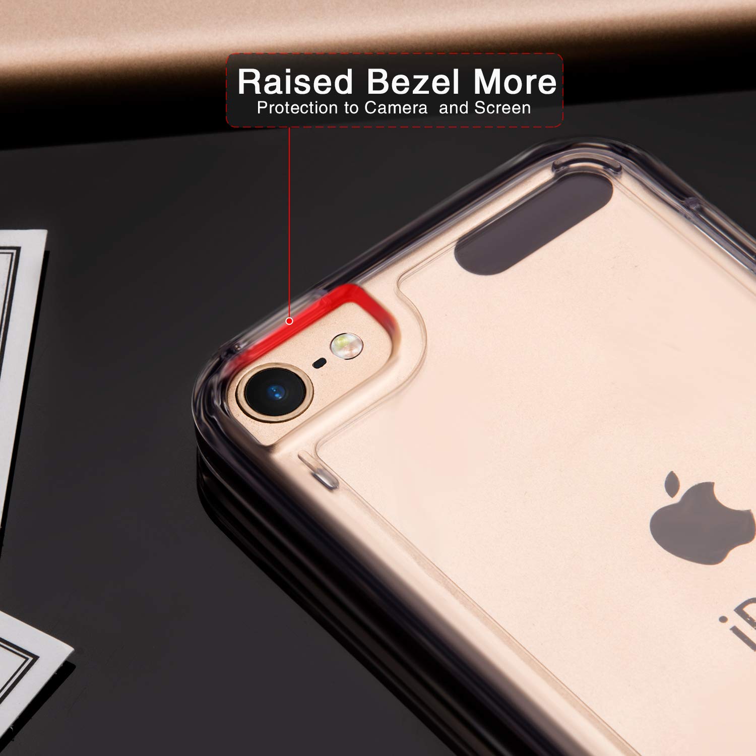 Idwell Ipod Touch 7 Case Clear, Touch 6 Touch 5 Case With 2 Screen Protectors, Clear Slim Soft Tpu Bumper Hard Cover For Ipod To