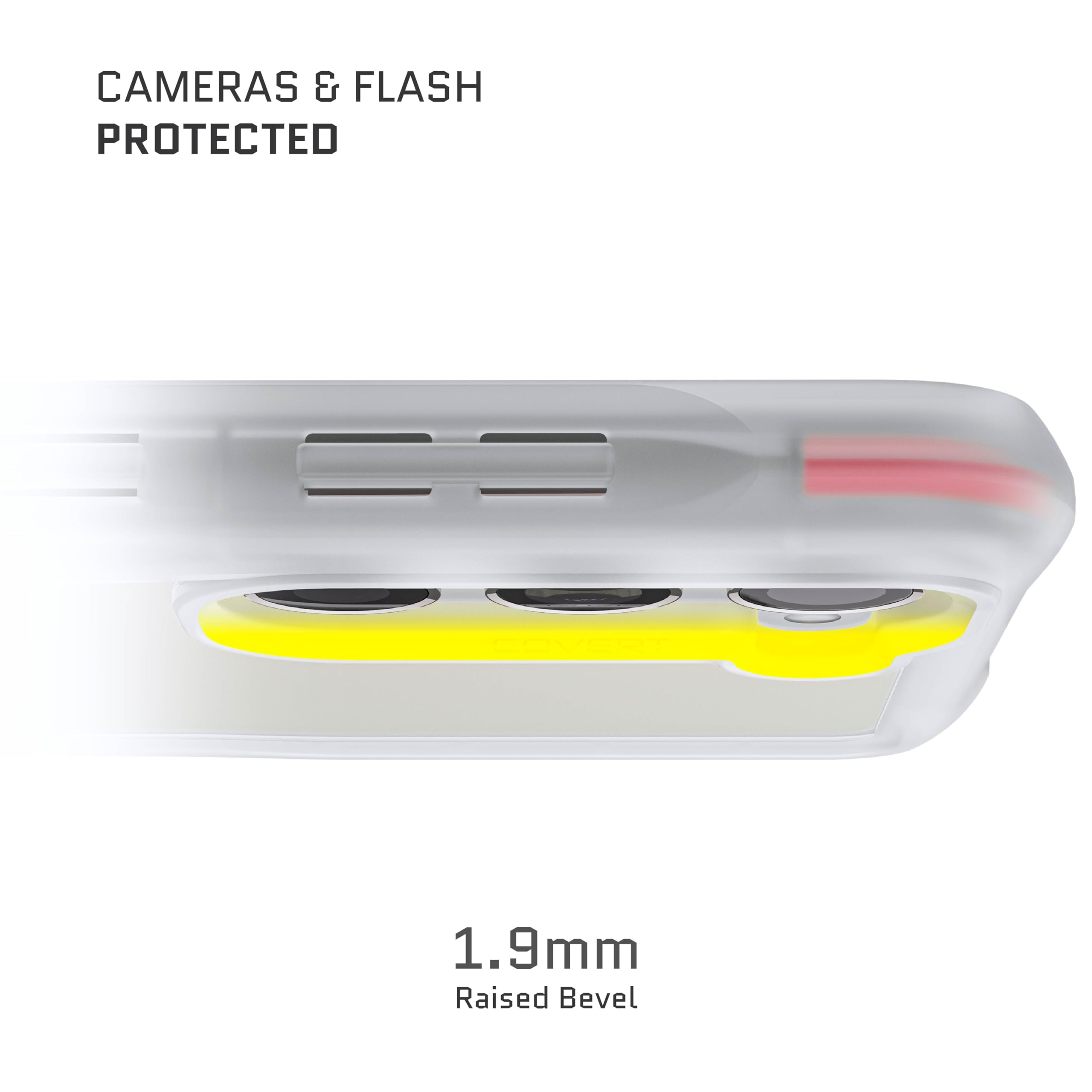 Ghostek Covert Clear Galaxy S23 Case Premium Shock Absorbent Protective Phone Cover Screen And Camera Lens Protection Shockproof