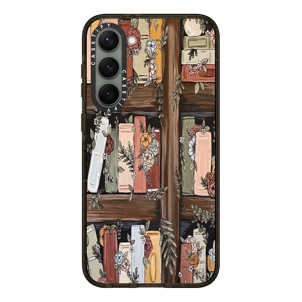 Casetify Impact Samsung Galaxy S23+ Case [4X Military Grade Drop Tested / 8.2Ft Drop Protection]   Bookshelf Garden By Kt'S Canv