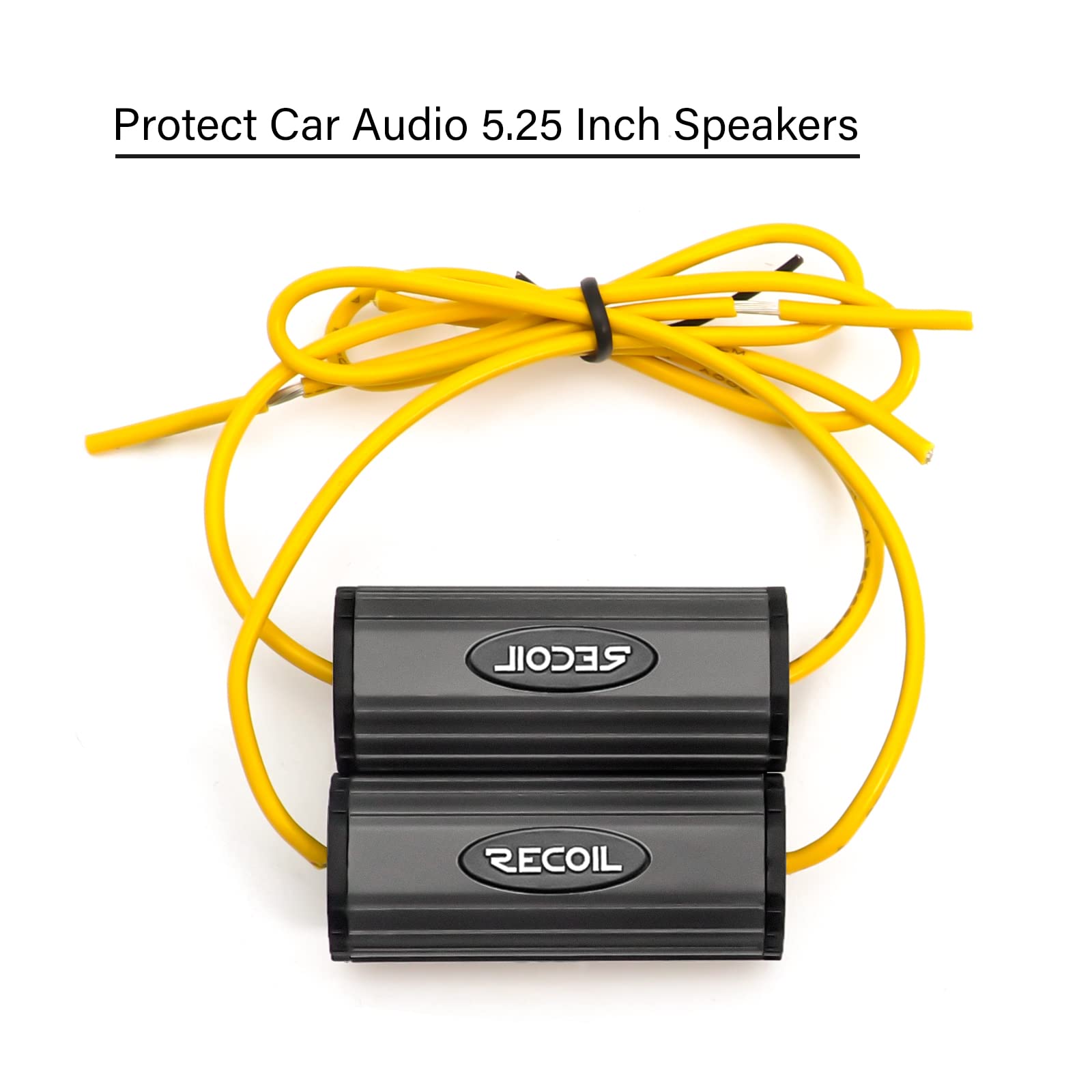 Recoil Bb 525 Bass Blocks Designed To Protect Car Audio 5.25 Inch Speakers, Eliminate Frequencies 0 800Hz At 4 Ohms, Pair