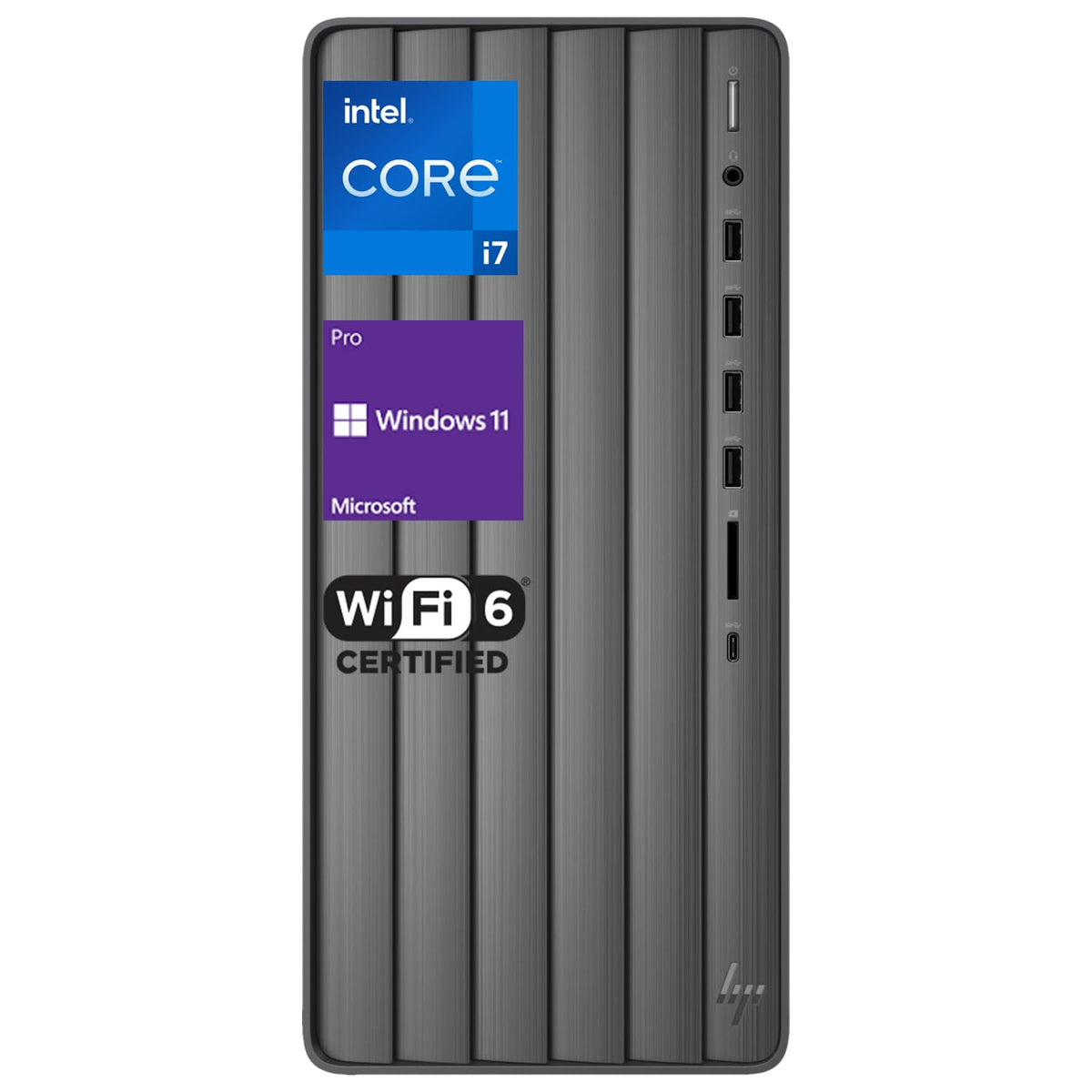 Hp Business 13Th Generation Envy I7 Tower Desktop, Intel Core I7-13700, 64Gb Ram, 2Tb Ssd, Rj45, Sd Card Reader, Hdmi, Wi-Fi 6 &