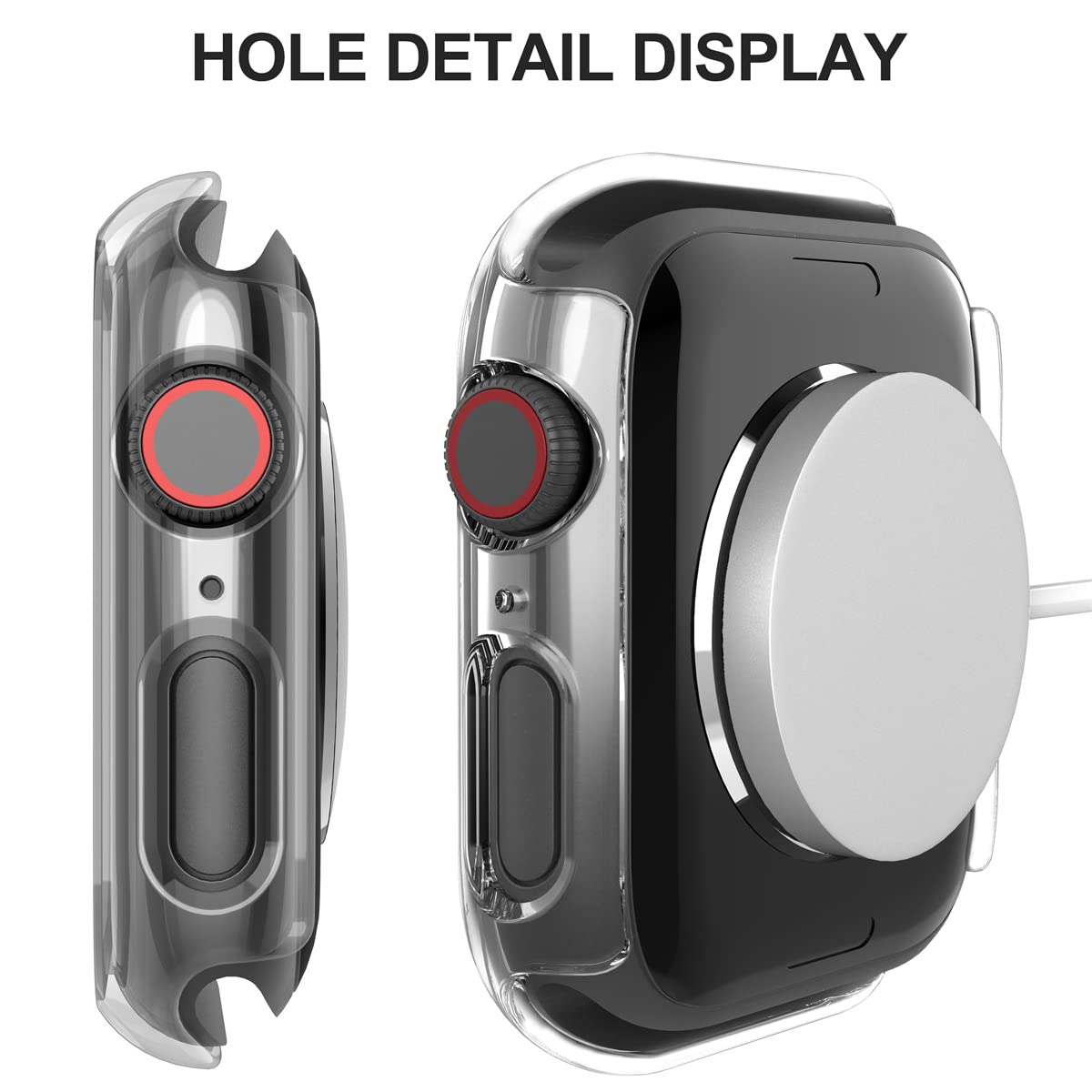 Suoman 2-Pack For Apple Watch 40Mm Screen Protector Case,For Iwatch Series 6/5/4/Series Se/Se 2/Se 3 40Mm Protection Cover All-A