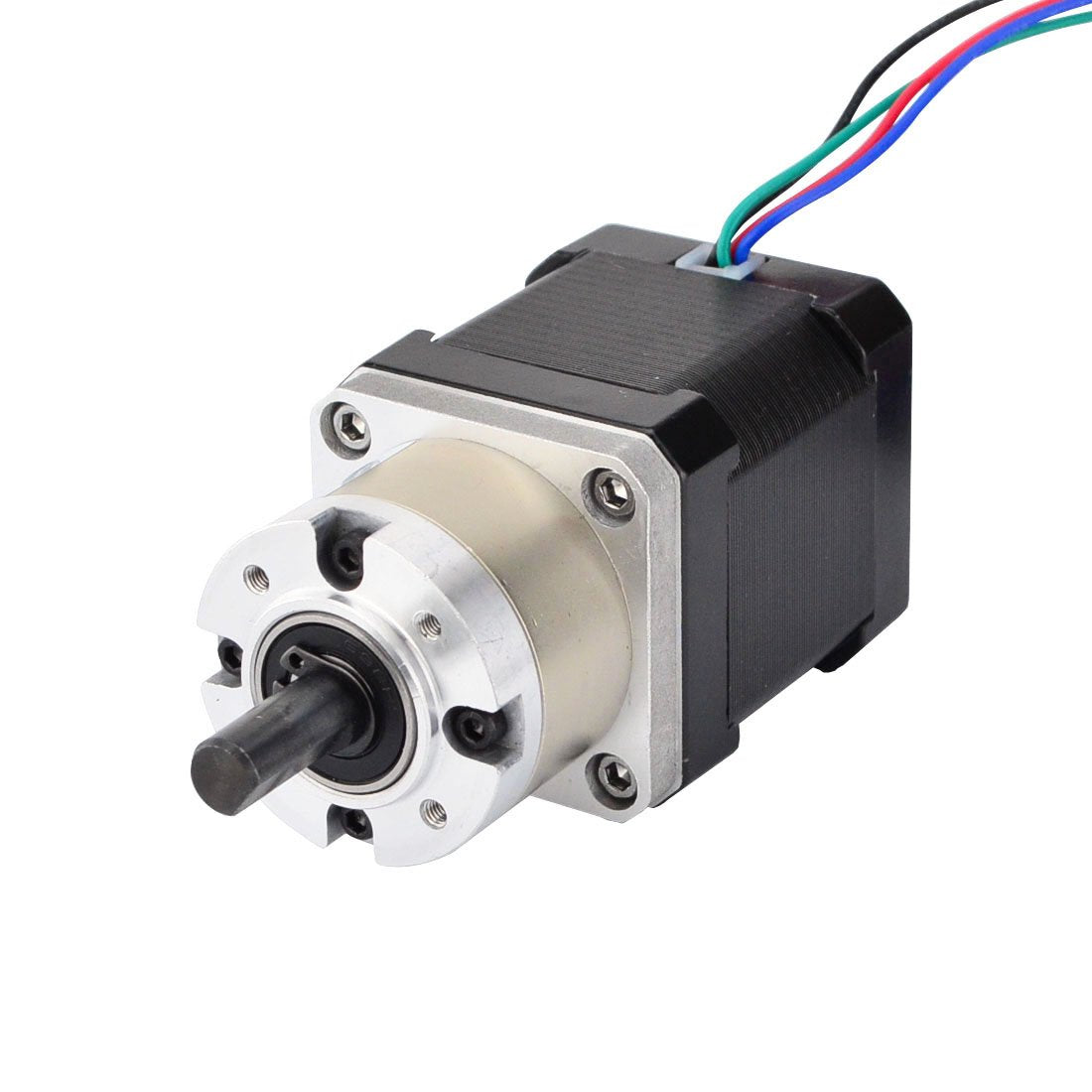 STEPPERONLINE Nema 17 Geared Stepper Motor Gear Ratio 5:1 3D Printer Extruder Motor DIY CNC Robotics