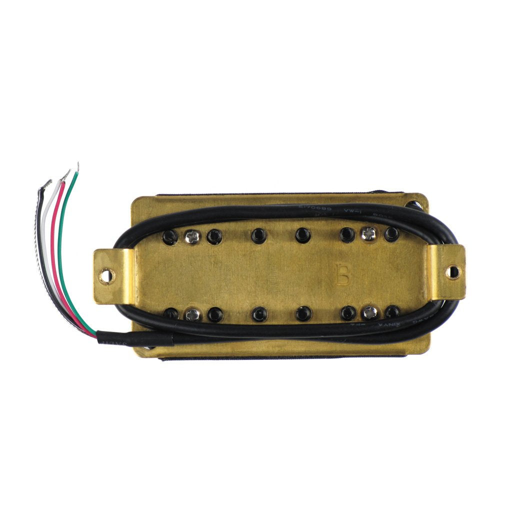 Fleor Bridge Pickup Ceramic Double Coil Humbucker Pickups For Electric Guitar Pickup-Black