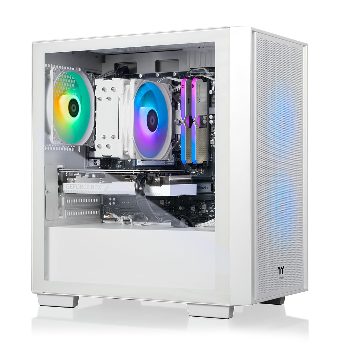 Thermaltake LCGS Versa i1460S Gaming Desktop (Intel Core i5-14400F, 32GB 6000MT/s DDR5 RGB Memory, NVIDIA GeForce RTX 5060, 1TB 