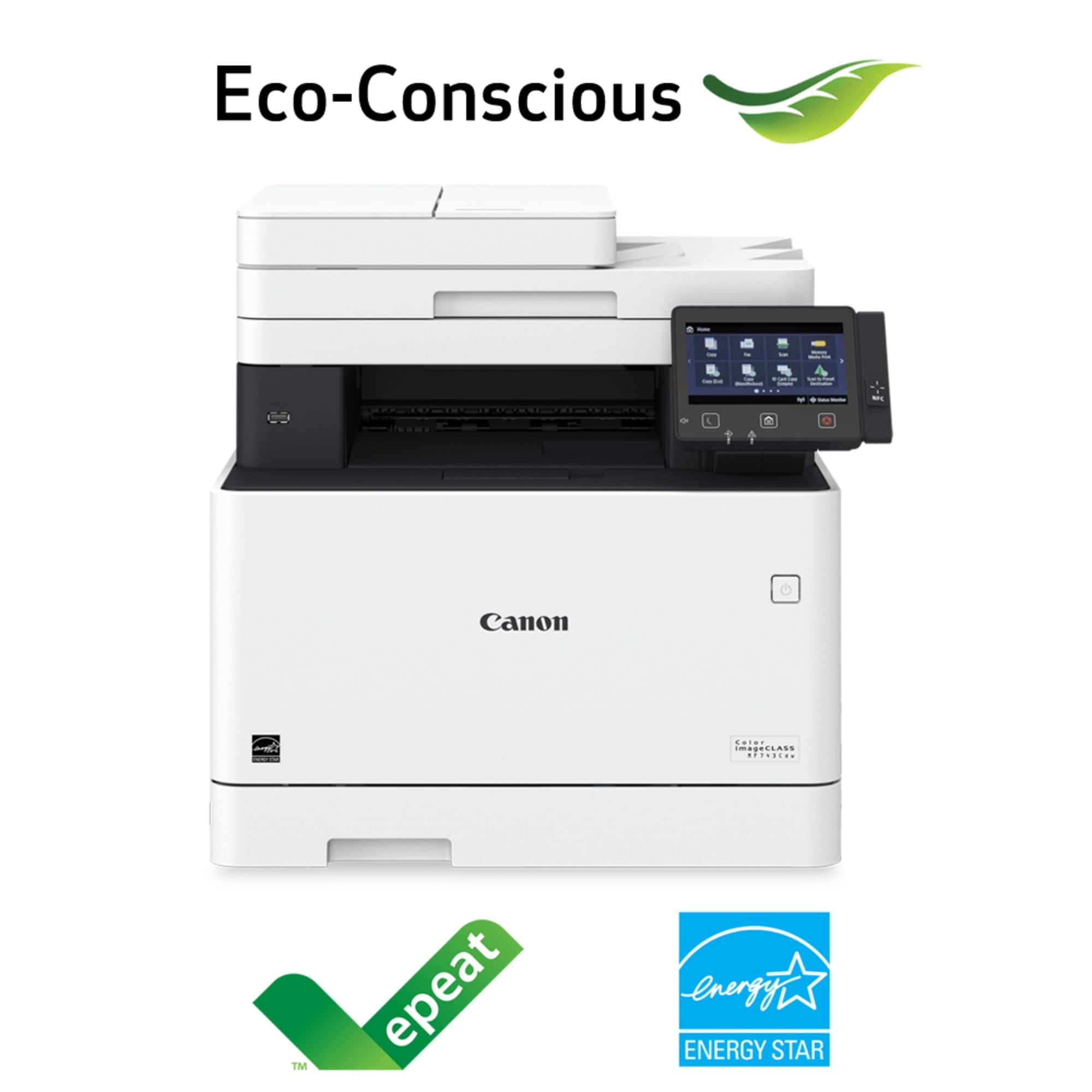 Color Imageclass Mf743Cdw   All In One, Wireless, Mobile Ready, Duplex Laser Printer With Nfc (Near Field Communication) And 3 Y