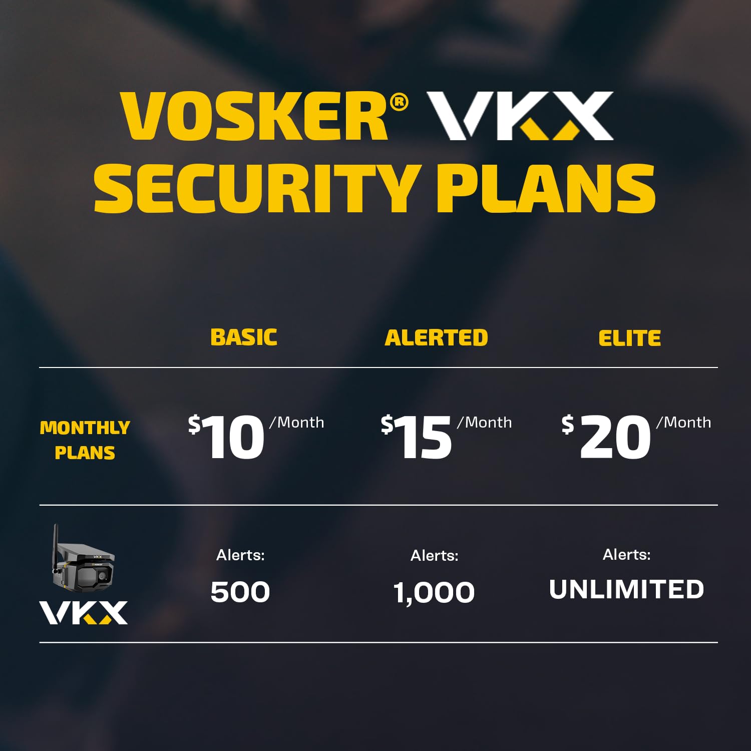 Vosker Vkx Solar Powered 4G Lte Outdoor Cellular Security Camera   No Wifi Needed, Motion Activated, Night Vision, Sim Card Incl
