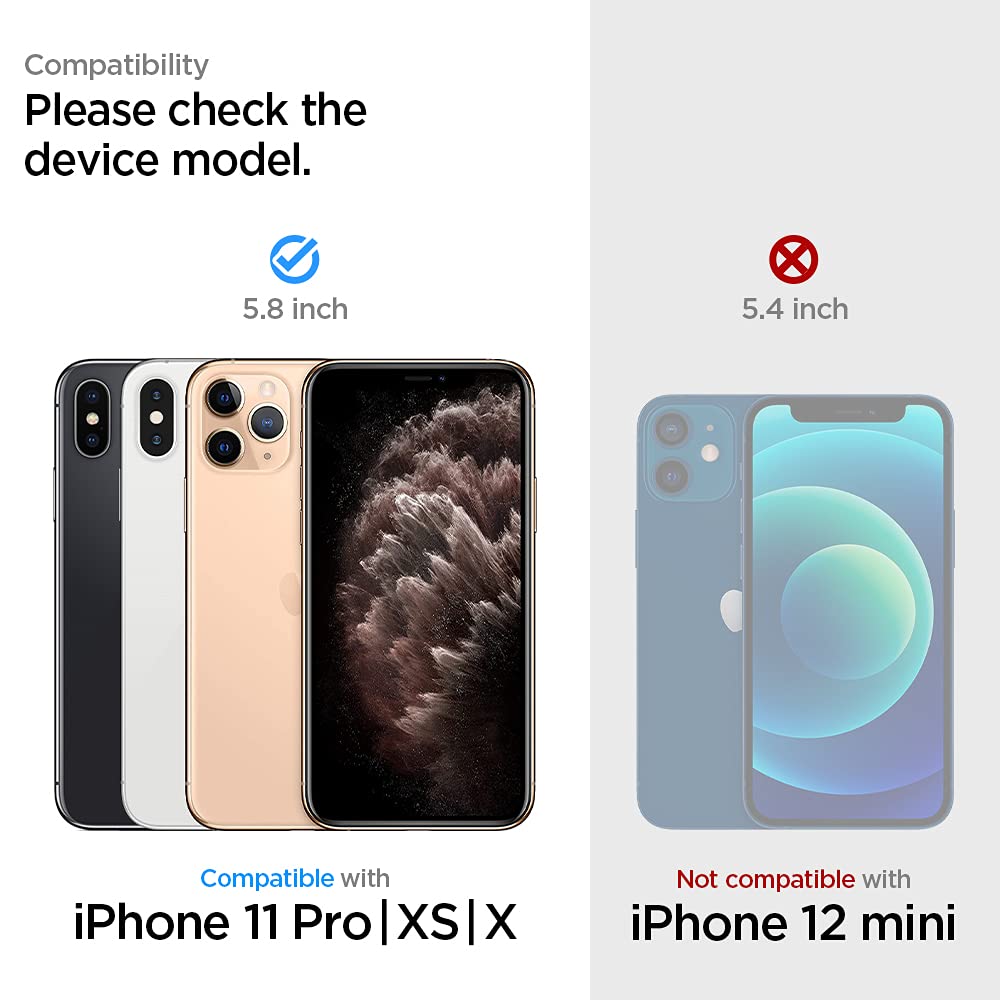 Spigen Tempered Glass Screen Protector [Glastr Ez Fit] Designed For Iphone 11 Pro Screen Protector, / Iphone Xs/Iphone X [5.8 In