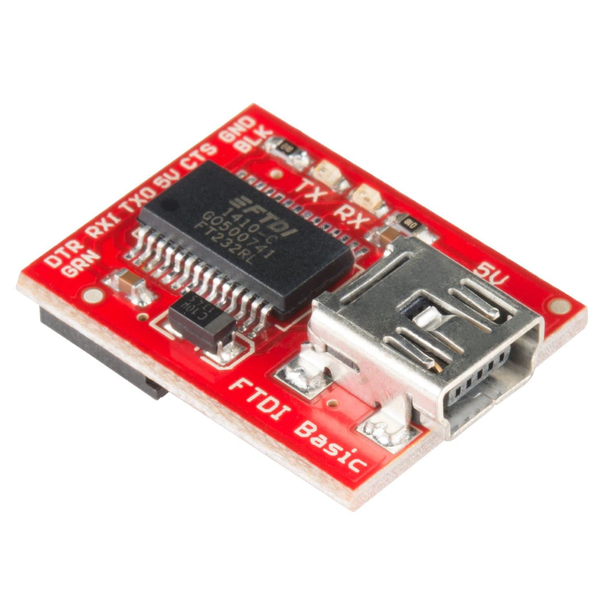Sparkfun Ftdi Basic Breakout   5V Development Tool With Usb Mini B Connector
