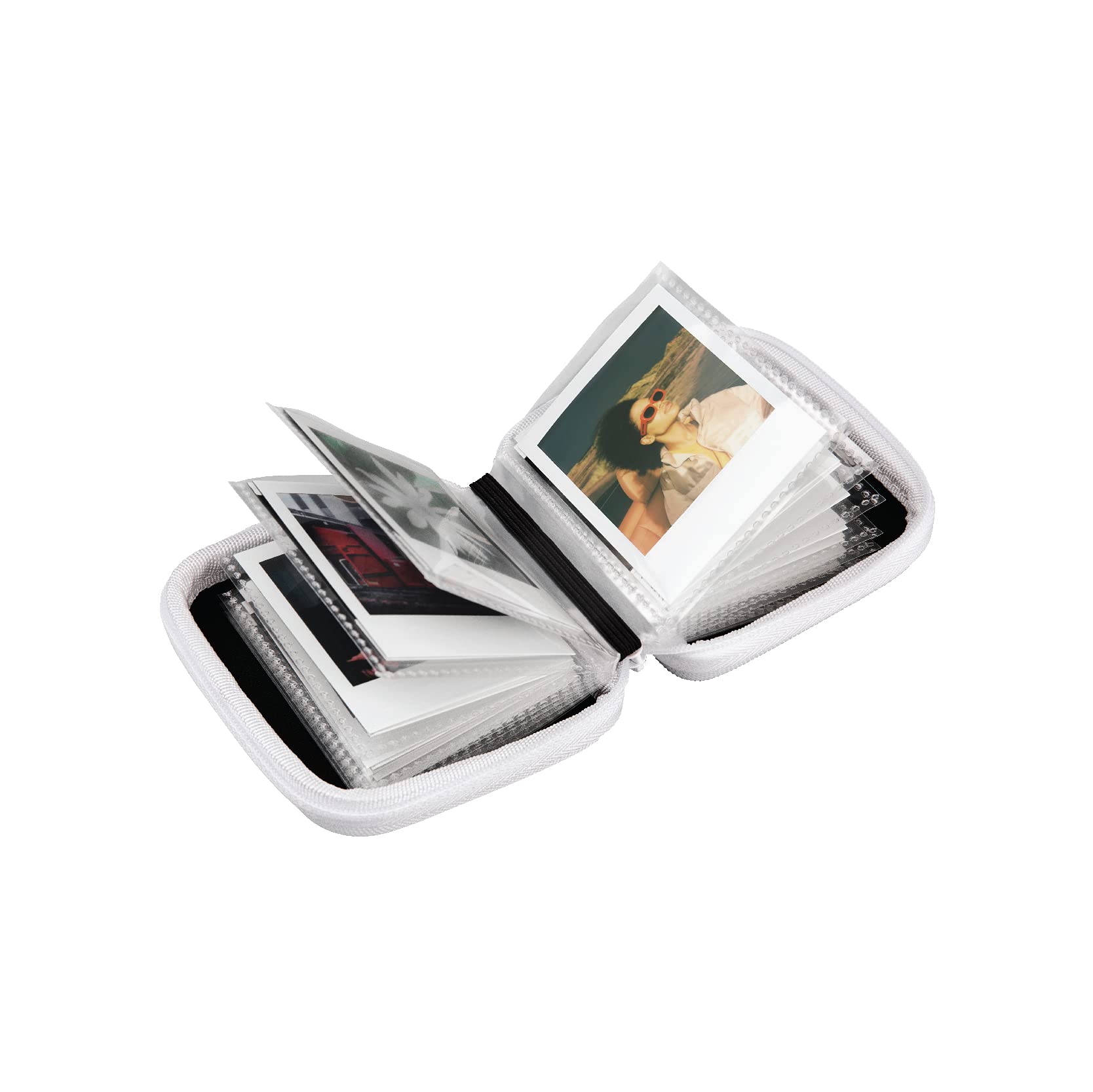 Polaroid Go Pocket Photo Album   White   For Polaroid Go Format Photos   Displays 36 Go Photos (6166)