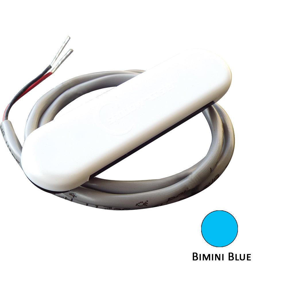 Shadow-Caster Courtesy Light W/2' Lead Wire - White Abs Cover - Bimini Blue - 4-Pack,WBHOMA001345242
