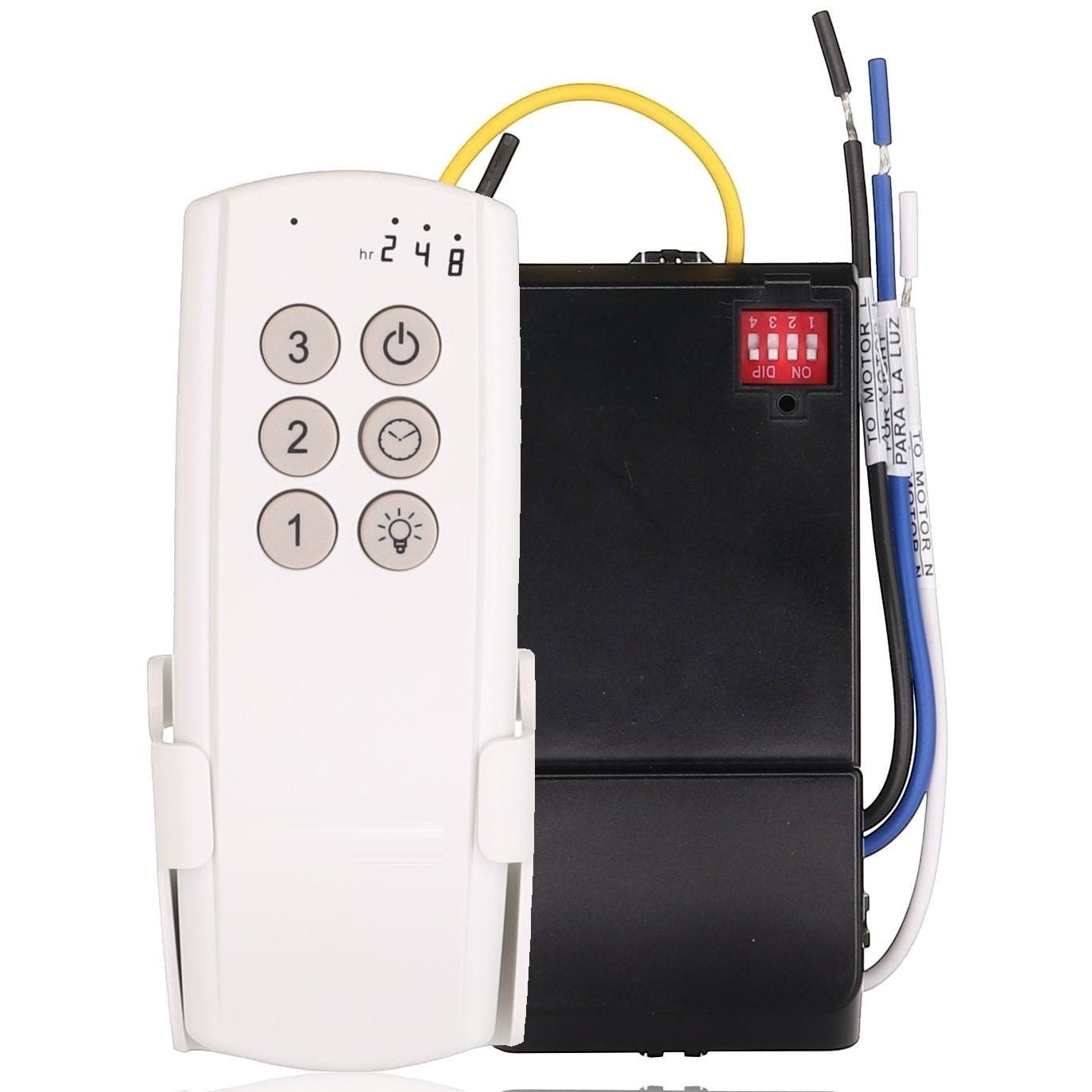 Anderic Substitute Kit for Harbor Breeze TR35F 2AQZU-18024 Ceiling Fan Remote Control [63T-AC83T-KIT]