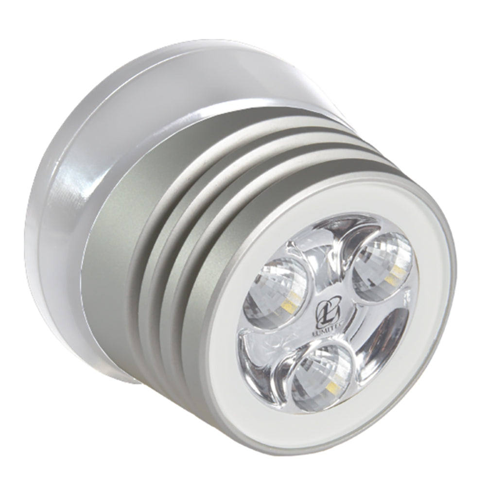Lumitec Zephyr Led Spreader/Deck Light - Brushed White Base - White Non-Dimming,WBEEAA001345294