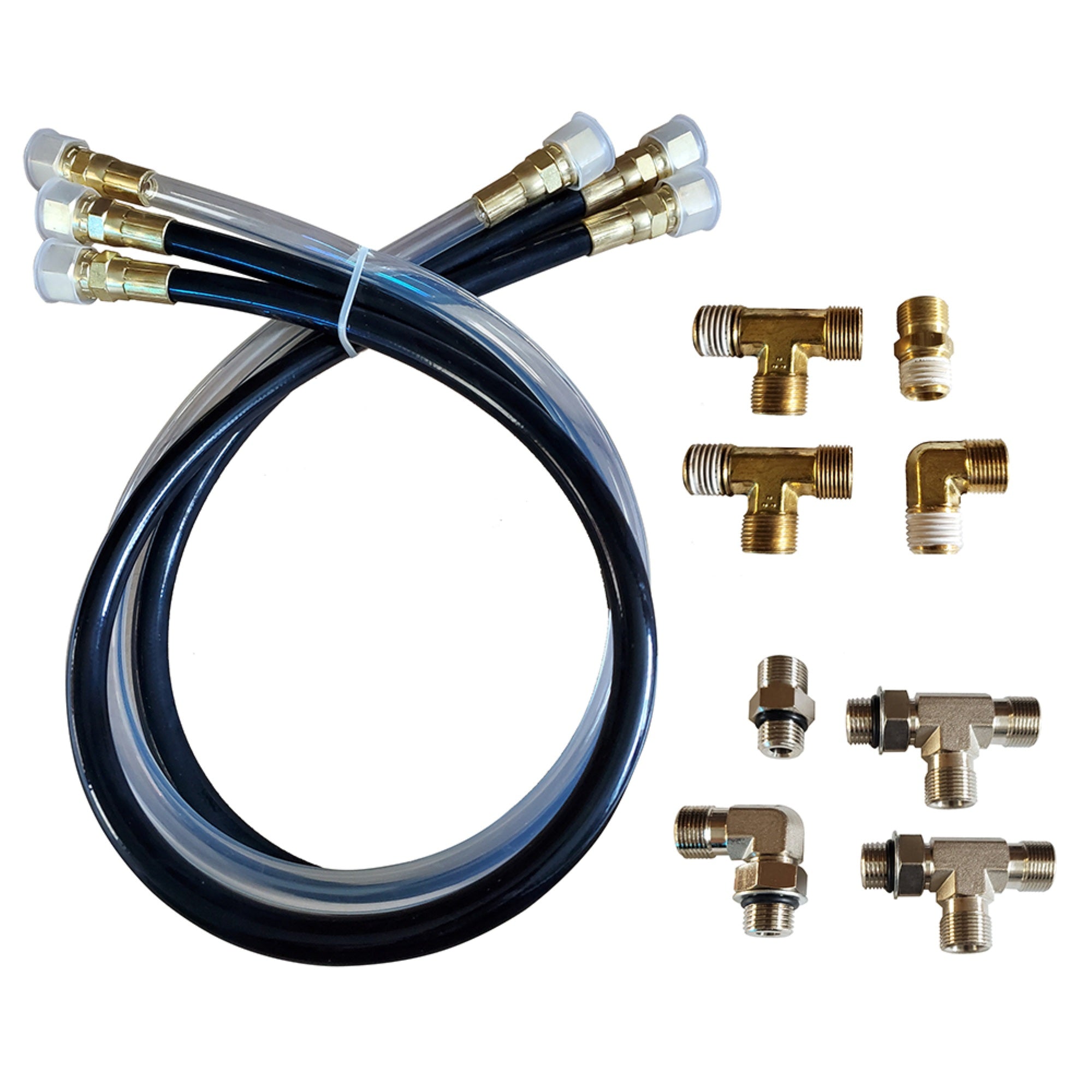 Octopus 30'' Hose And Fitting Kit, Including Orb And Npt