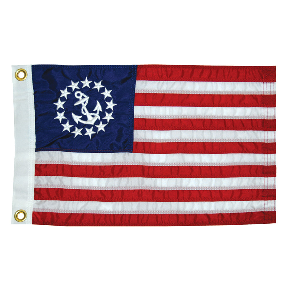 Taylor Made 12'' X 18'' Deluxe Sewn Us Yacht Ensign Flag,WBAUVA001345308