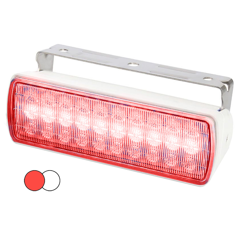 Hella Marine Sea Hawk Xl Dual Color Led Floodlights - Red/White Led - White Housing,WBEEAB07J4N5XHH