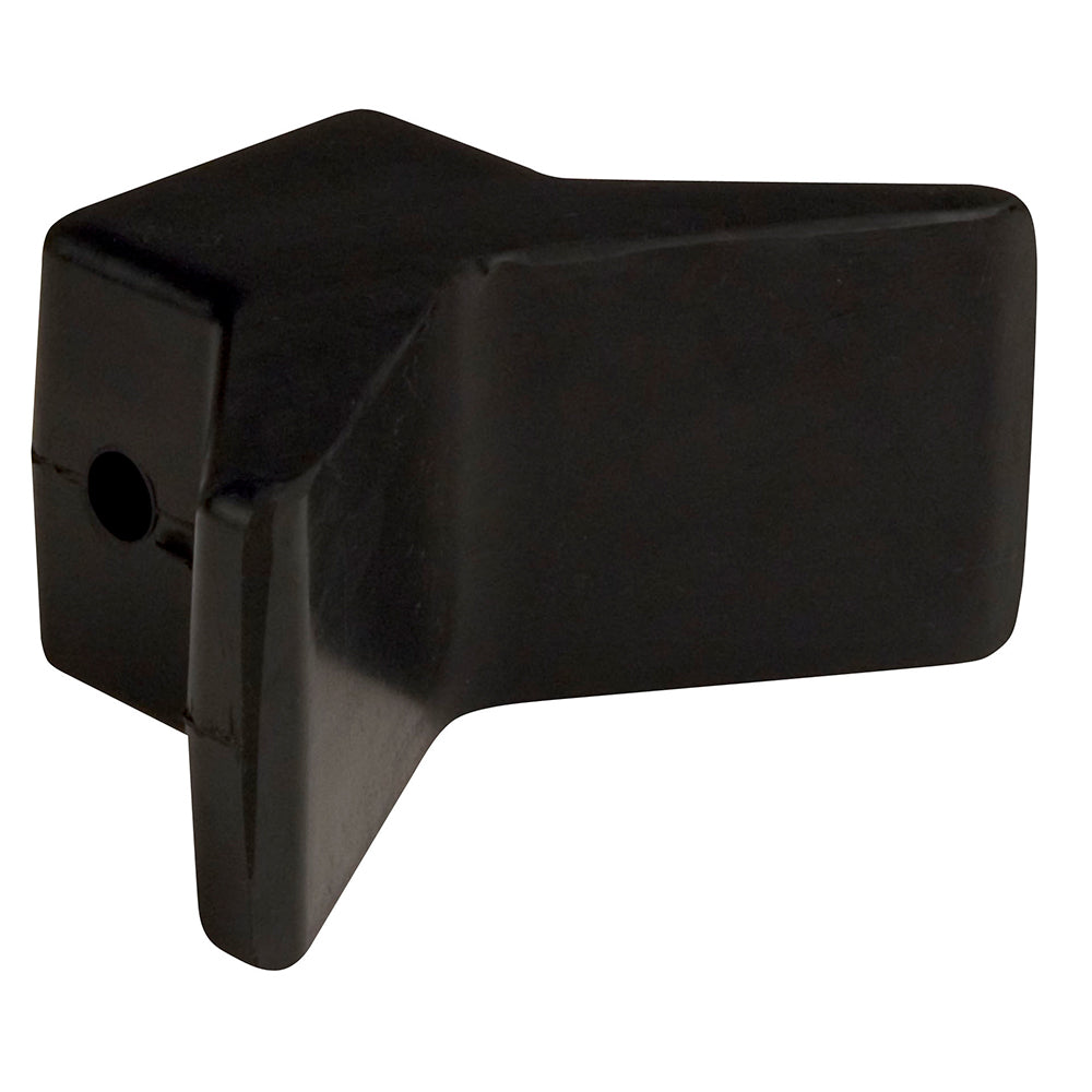 C.E. Smith Bow Y-Stop - 3'' X 3'' - Black Natural Rubber,WBAUVA001345346