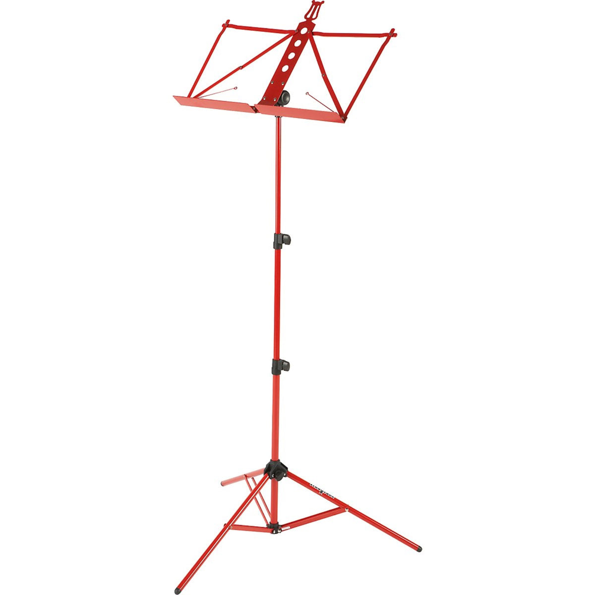 Deluxe Aluminum Music Stand withAdjustable Tray - Purple