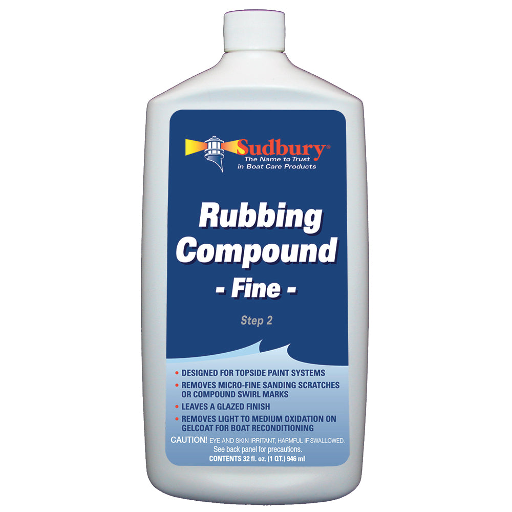 Sudbury Rubbing Compound Fine - Step 2 - 32Oz Fluid,WBAUVB00CVIQEHC