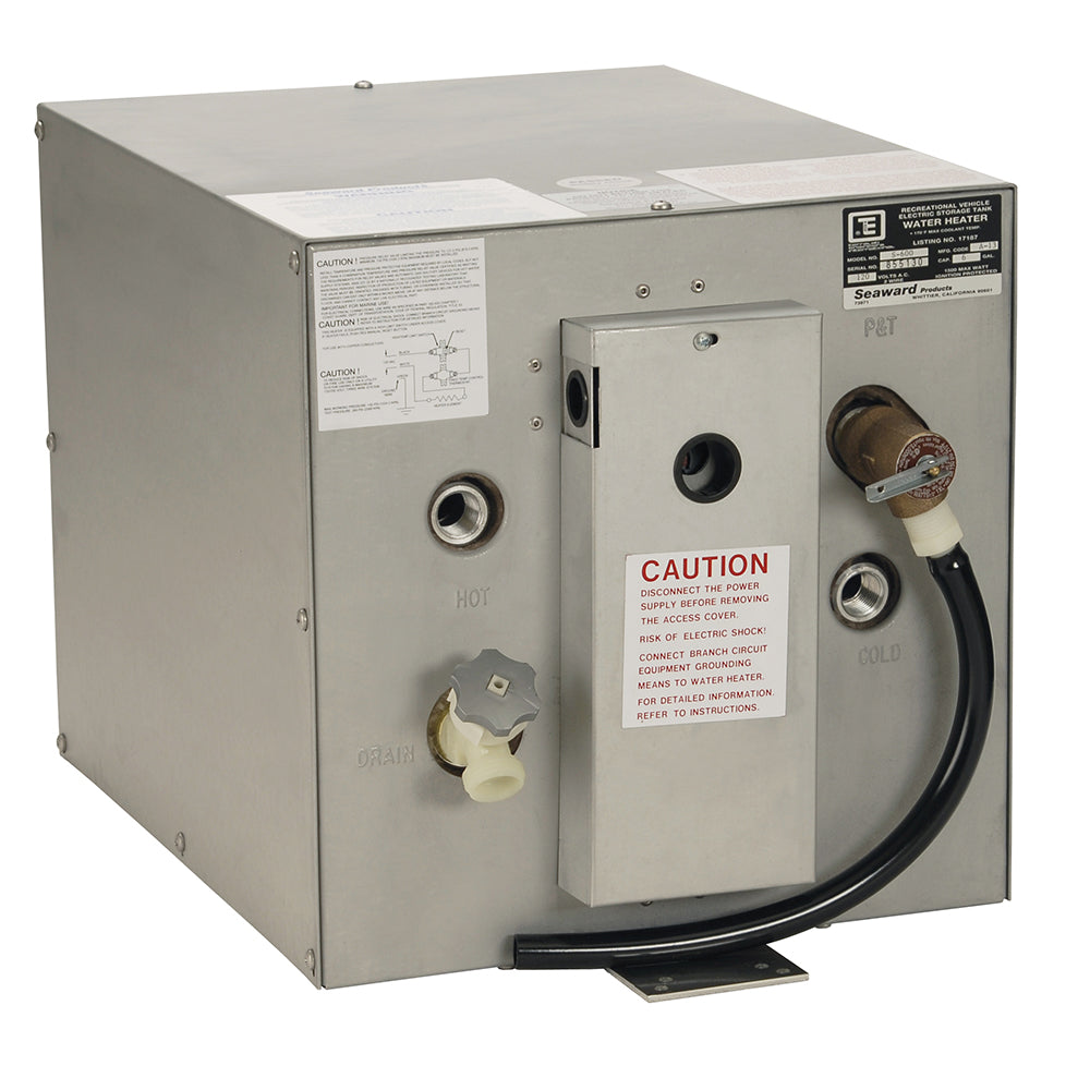 Whale Seaward 6 Gallon Hot Water Heater W/Rear Heat Exchanger - Galvanized Steel - 240V - 1500W,WBHOMA001345492