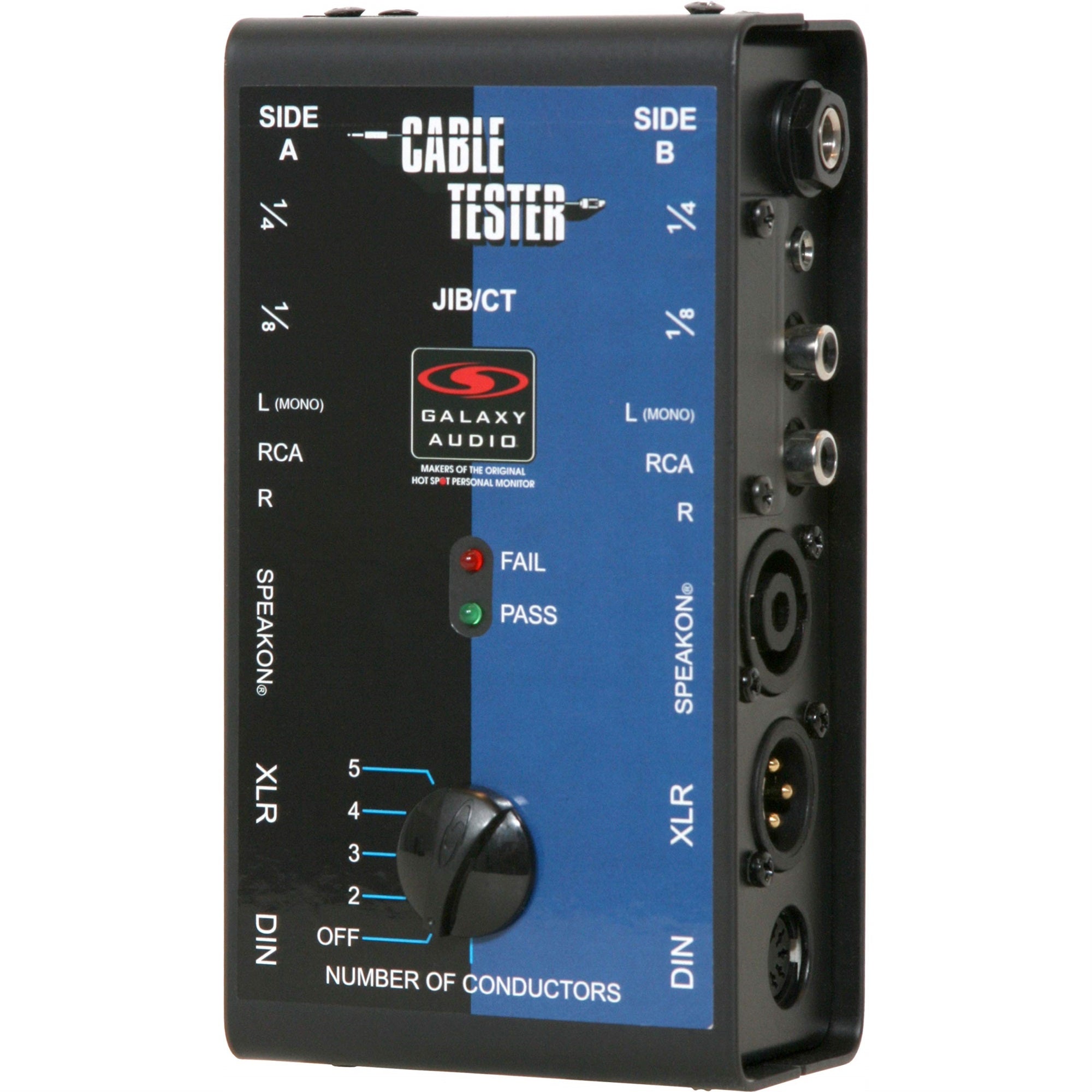 Cable Tester was designed to test cables quickly and simply. This cable tester works on 6 different types of cables