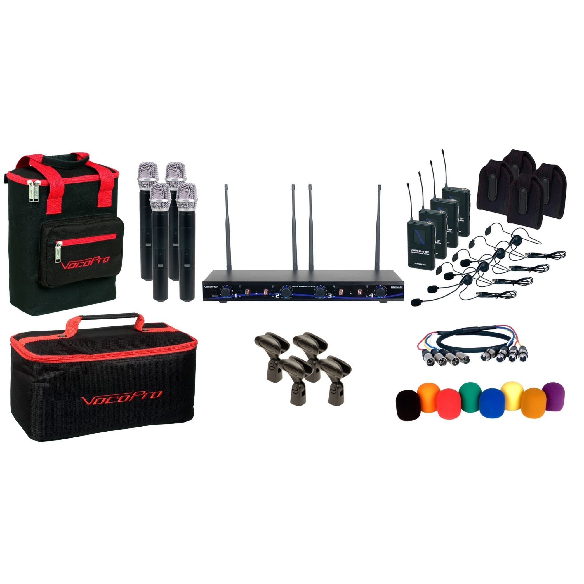 VOCOPRO 4 CH 4MIC 4 HEADSET 4 INSTRUMENT