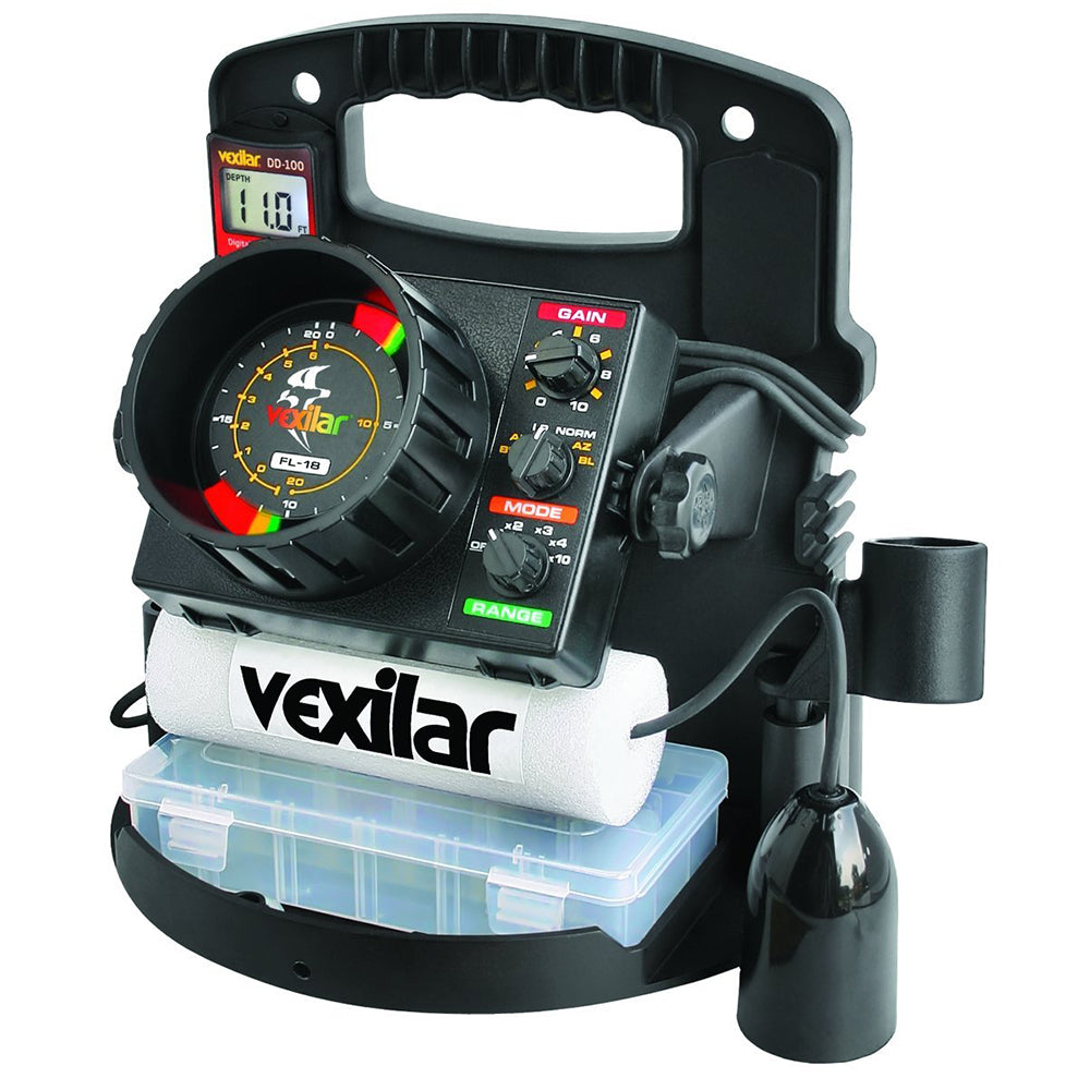 Vexilar Fl-18 Propack Ii W/12&Ordm; Ice Ducer,WBEEAA001345505