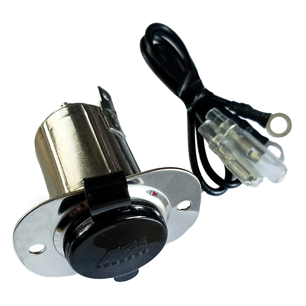 Marinco Stainless Steel 12V Receptacle W/Cap,WBAUVA001345518