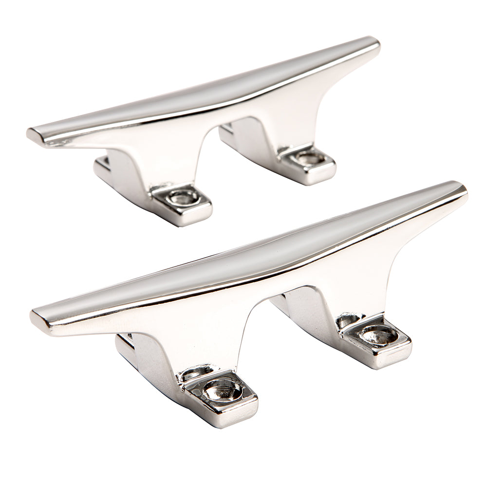 Attwood Zamak Chrome Plated Zinc Cleats - Pair - 4-1/2'',WBAUVA001345522