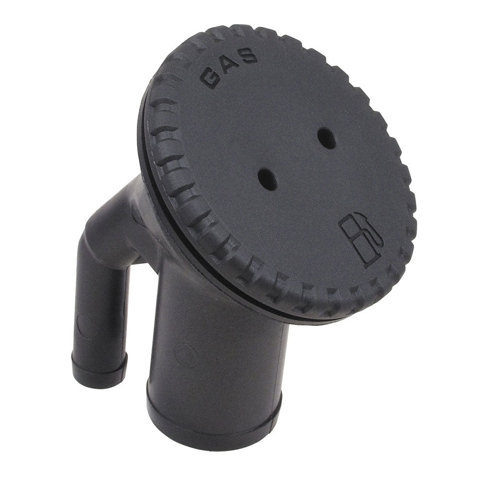 Perko 0542 Vented Fill F/1-1/2'' Hose - Angled Neck - Gas - Black,WBAUVB08C21BFBS
