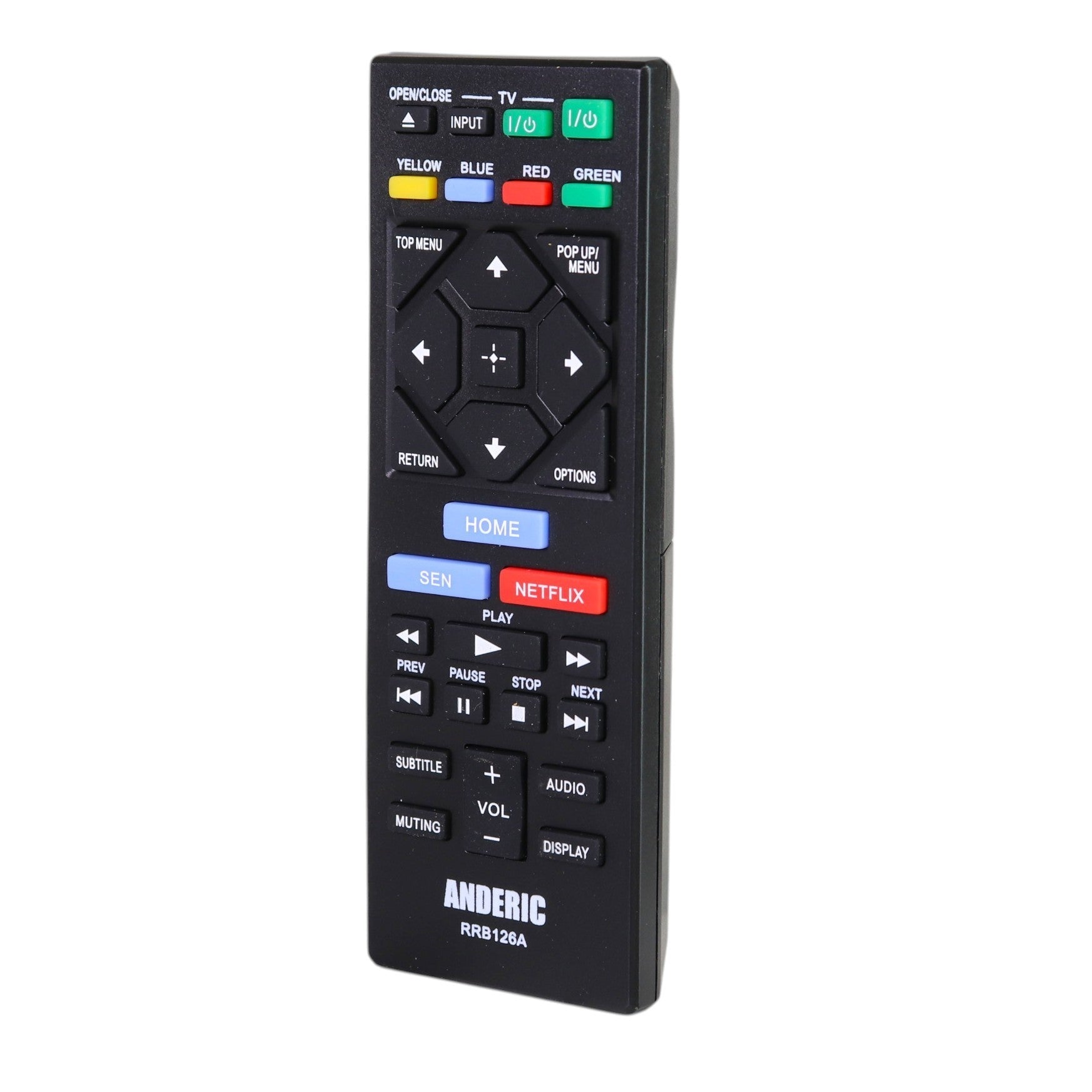 Anderic Substitute For Sony RMT-VB200U Blu-ray Disc Remote Control 1-493-105-11 [RRB126A]