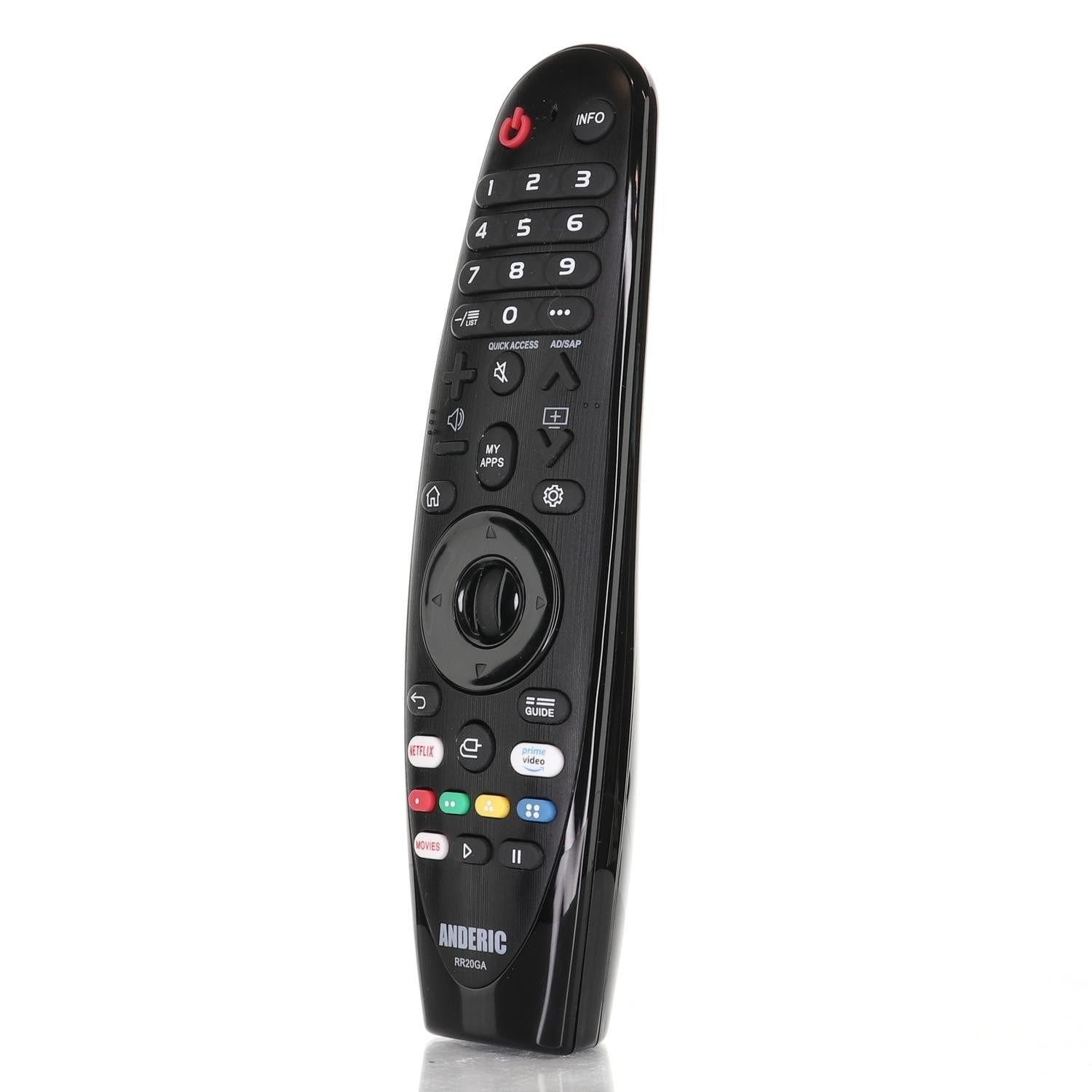 Anderic Substitute For LG AKB74475401 TV Remote Control [RR20GA, No Voice]